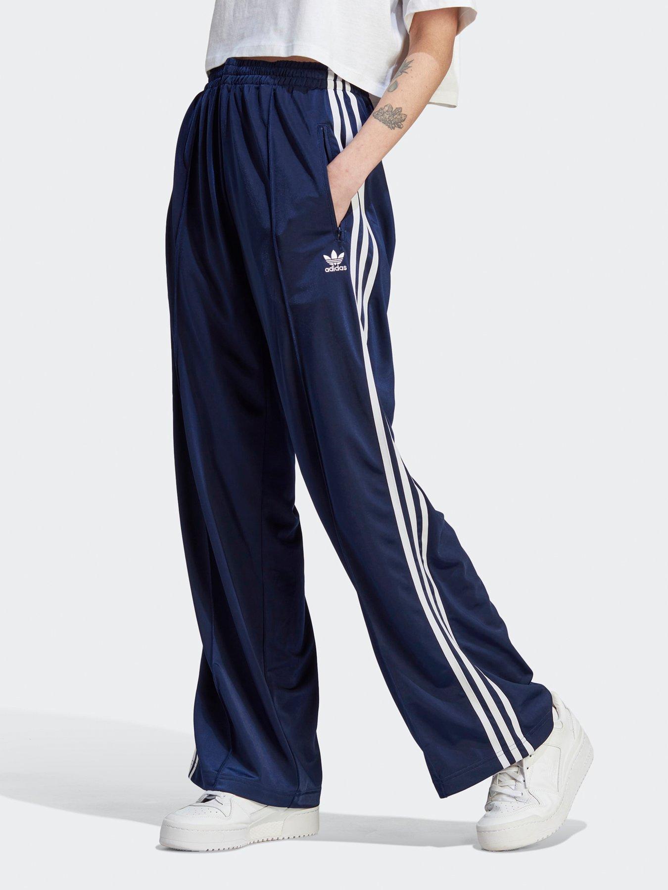 adidas Originals Women's Firebird Loose Tracksuit Pants - Blue