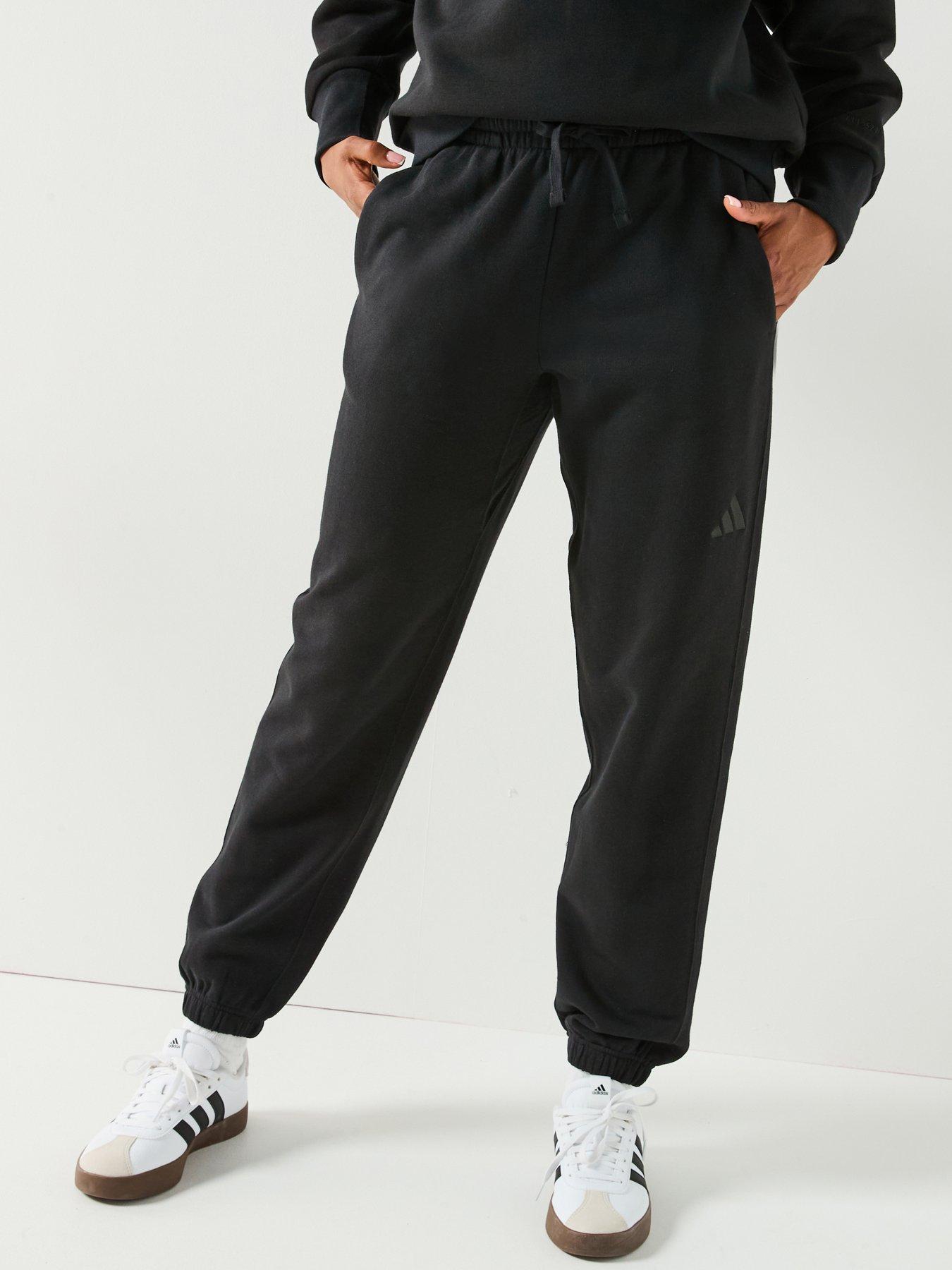 undefined Women's All Szn French Terry Loose Joggers - Black