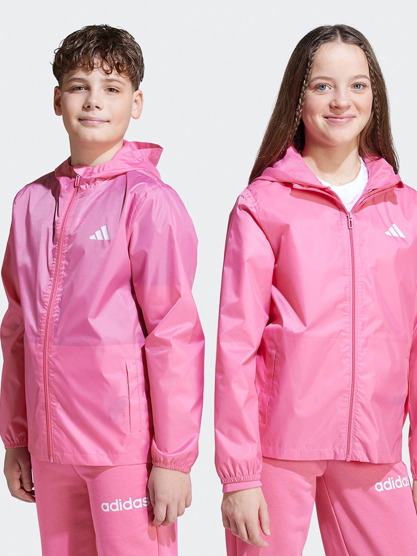 undefined Junior Girls Rain Jacket - Pink