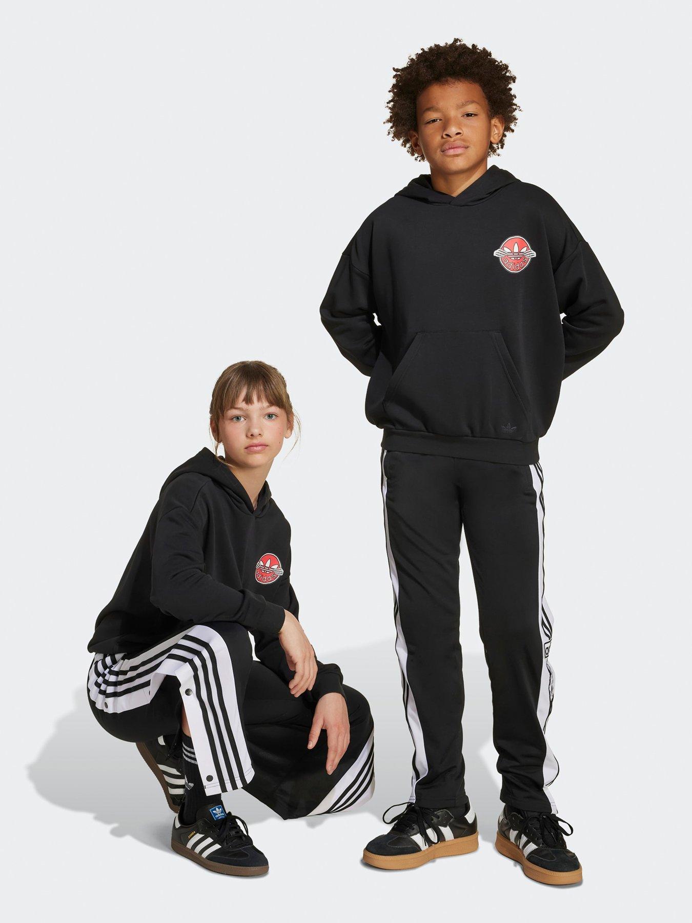 undefined Junior Unisex Adibreak Tracksuit Bottoms - Black
