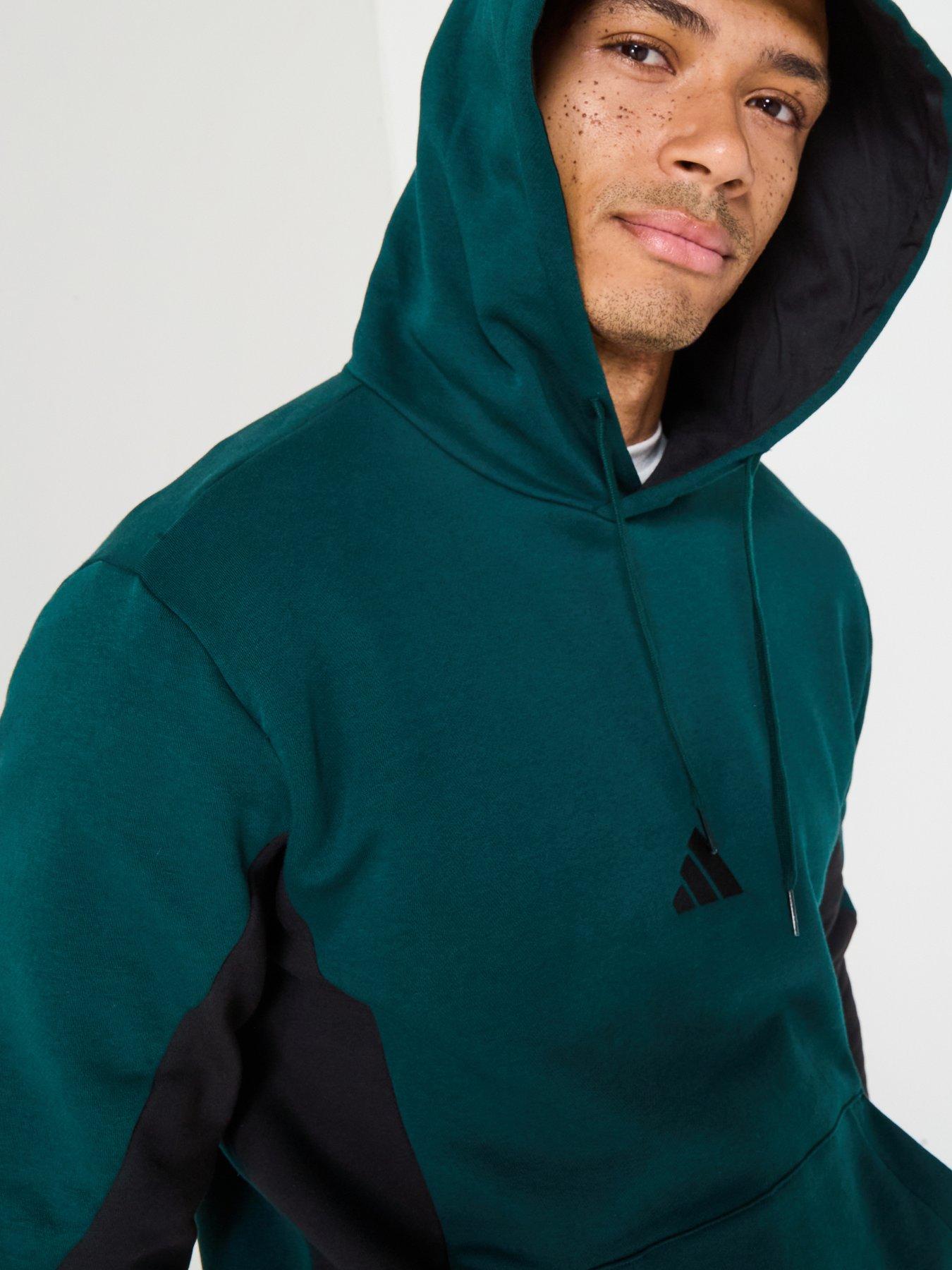 adidas Sportswear Men's Sportswear Fleece Colorblock Hooded