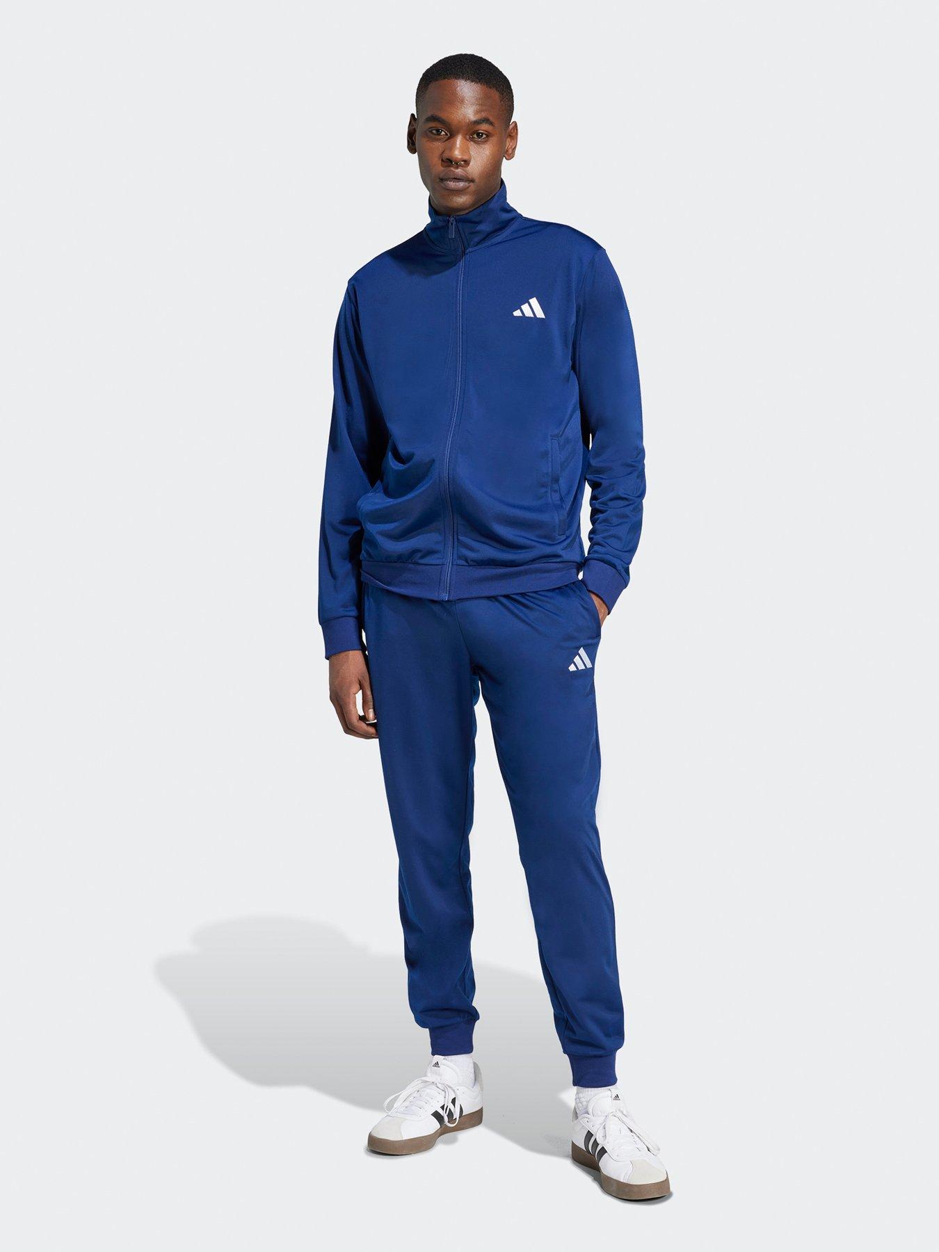 undefined Men's Adidas Tracksuit - Blue