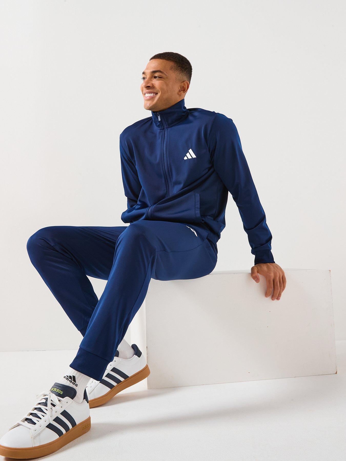 Image 4 of 6 of adidas Sportswear Men's Adidas Tracksuit - Blue