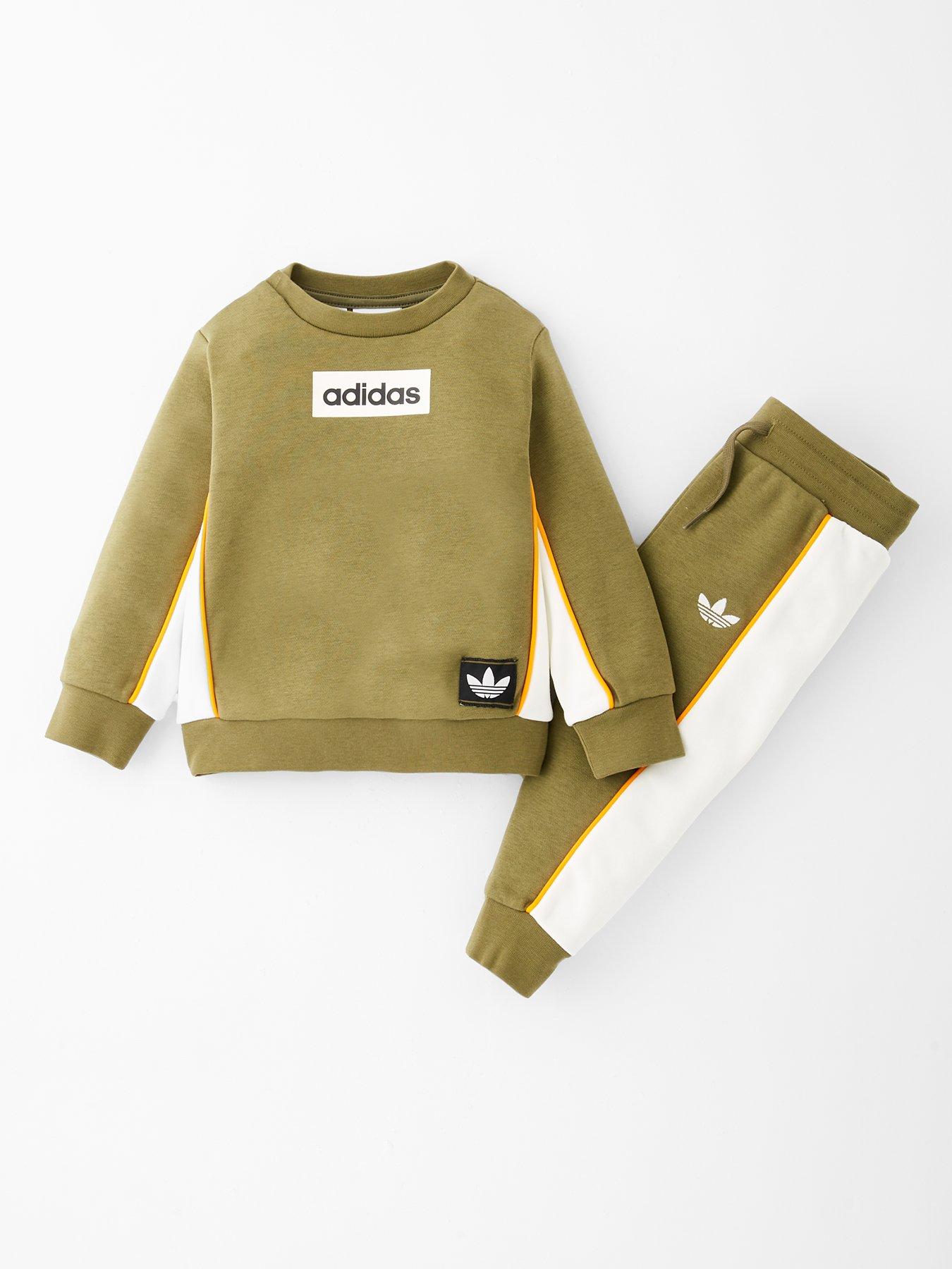 undefined Infant Boys Graphic Crew And Jogger Set - Green