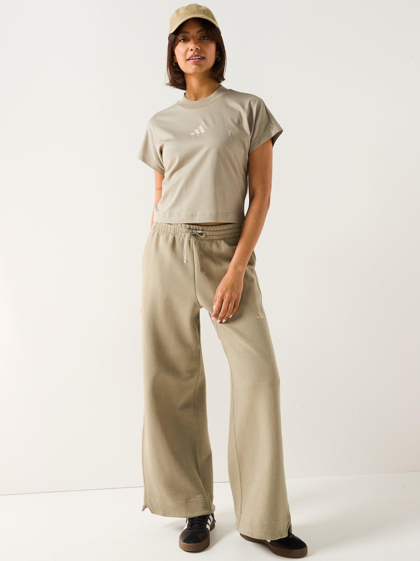 adidas Sportswear Women's All Szn Fleece Loose Wide Leg Pants