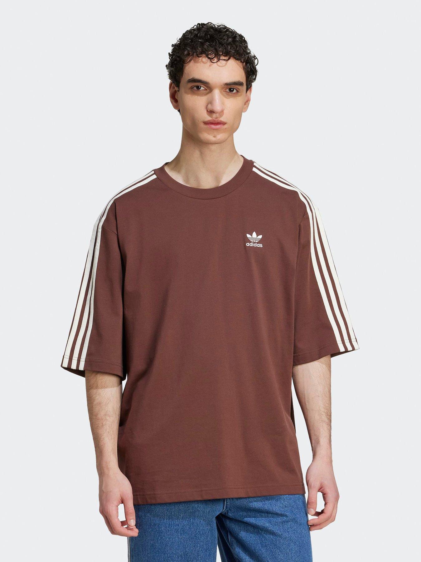 undefined Men's Adicolor Oversized Tee - Brown