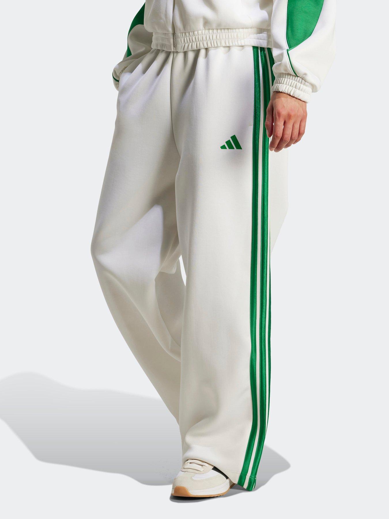 adidas Sportswear Women's Stadium 3 Stripes Track Pants - White