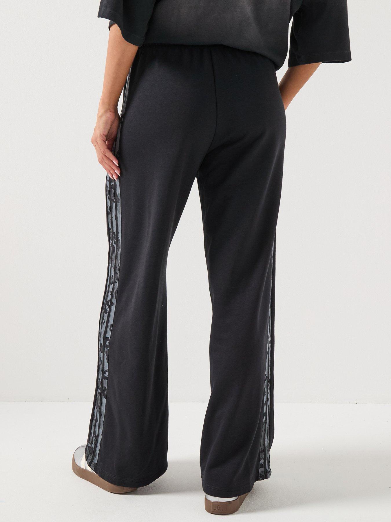 adidas Sportswear Women's Animal Print 3-stripes Open Hem Pants