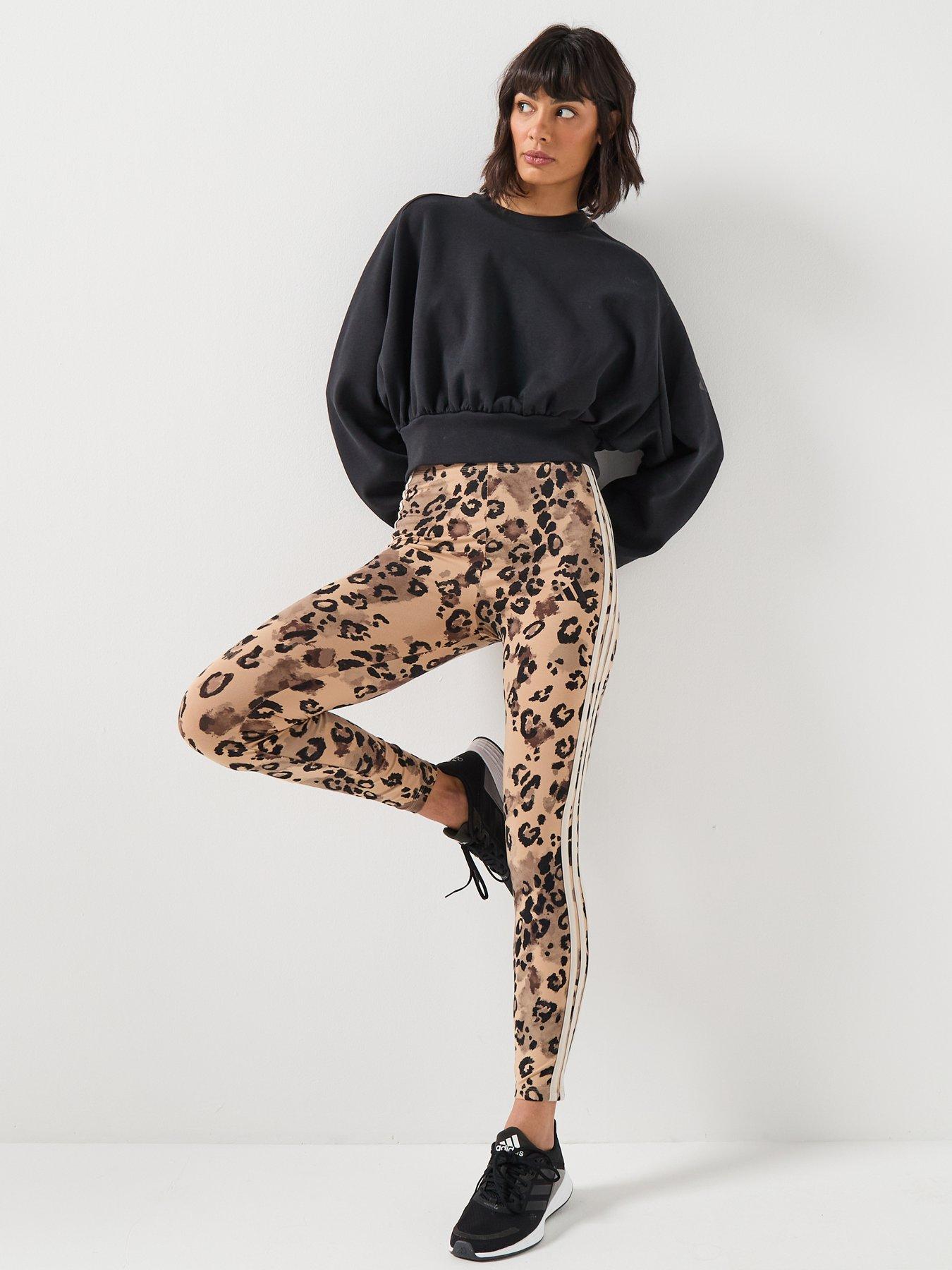 adidas Sportswear Women's Animal Print 3-Stripes High Rise