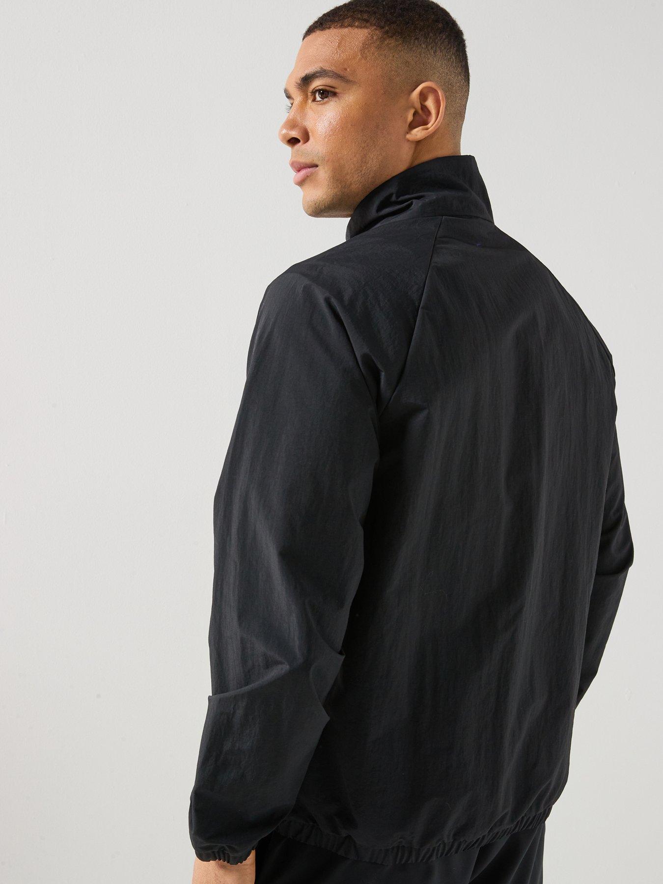 Image 2 of 6 of adidas Sportswear Men's Essential Small Logo Windbreaker - Black