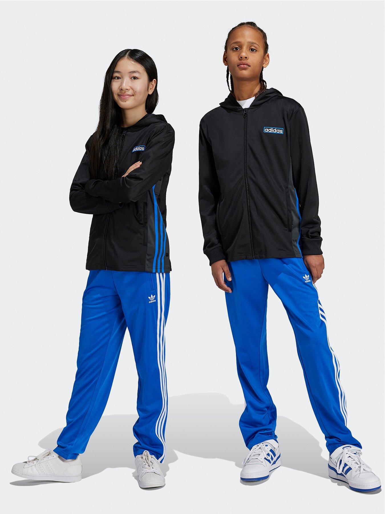 undefined Junior Boys Adicolor Firebird Tracksuit Bottoms  - Blue