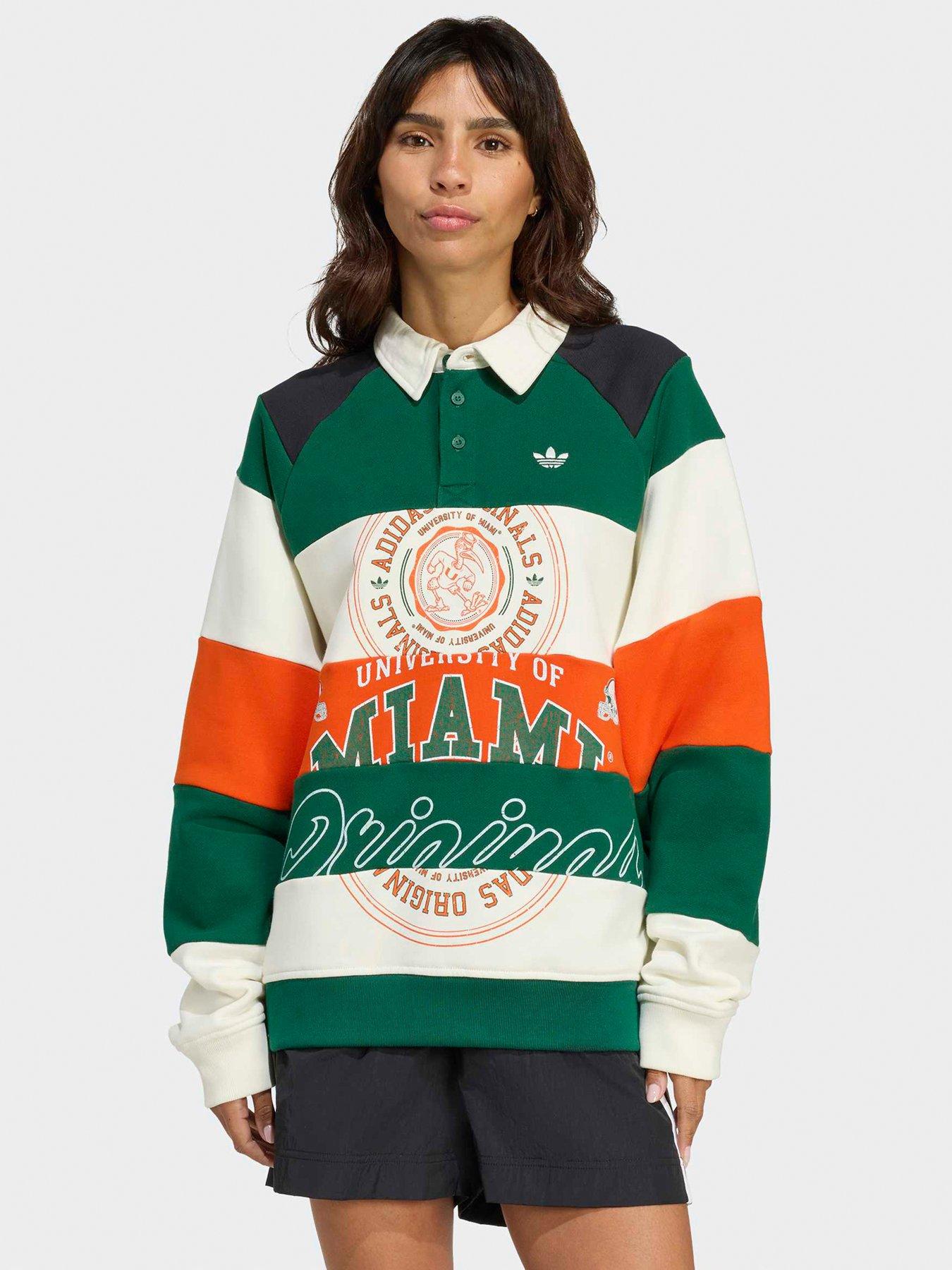 adidas Originals Womens Miami Long Sleeve Crew Multi Very