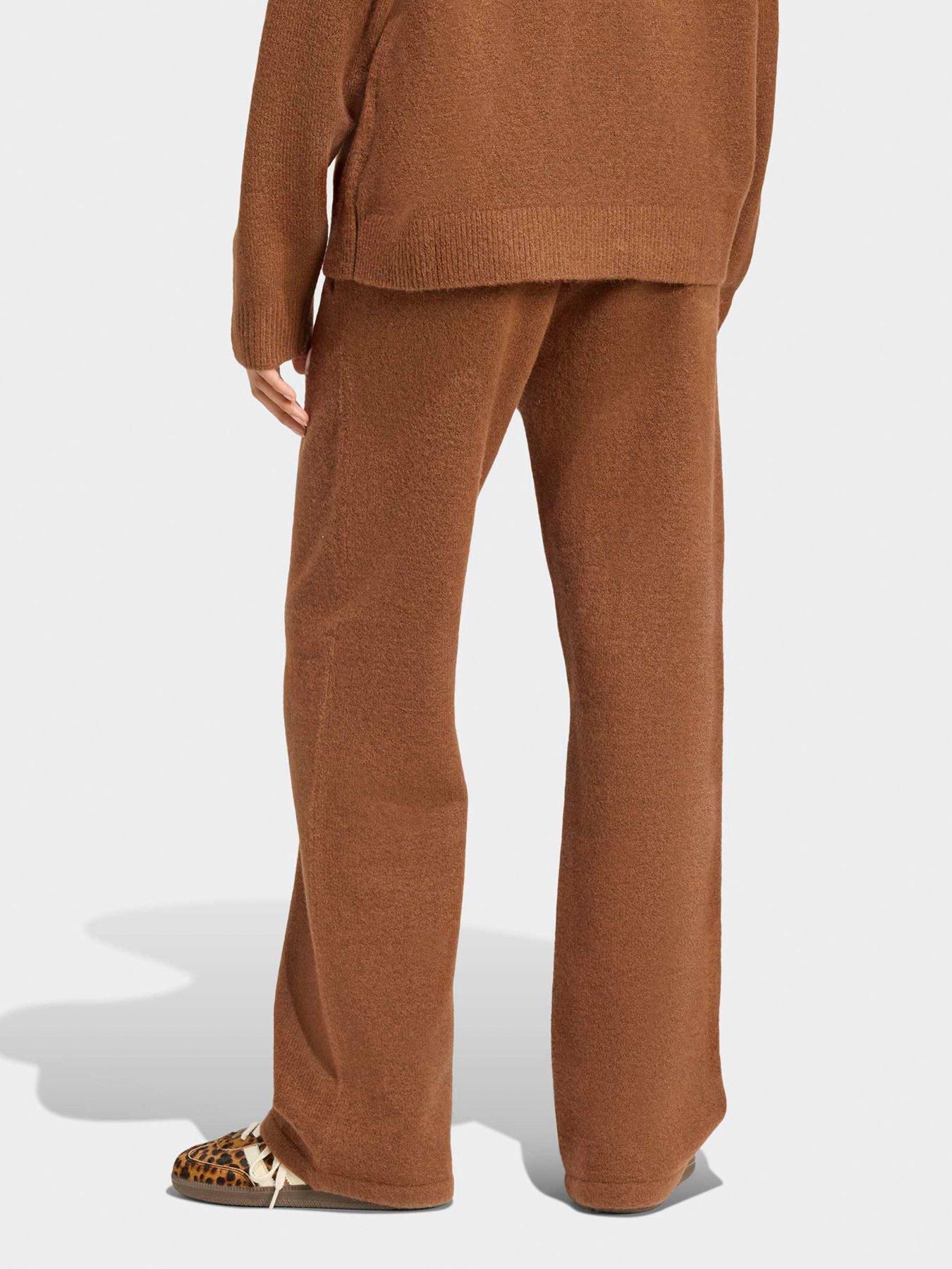 Image 2 of 5 of adidas Originals Womens Knitted Pants - Brown