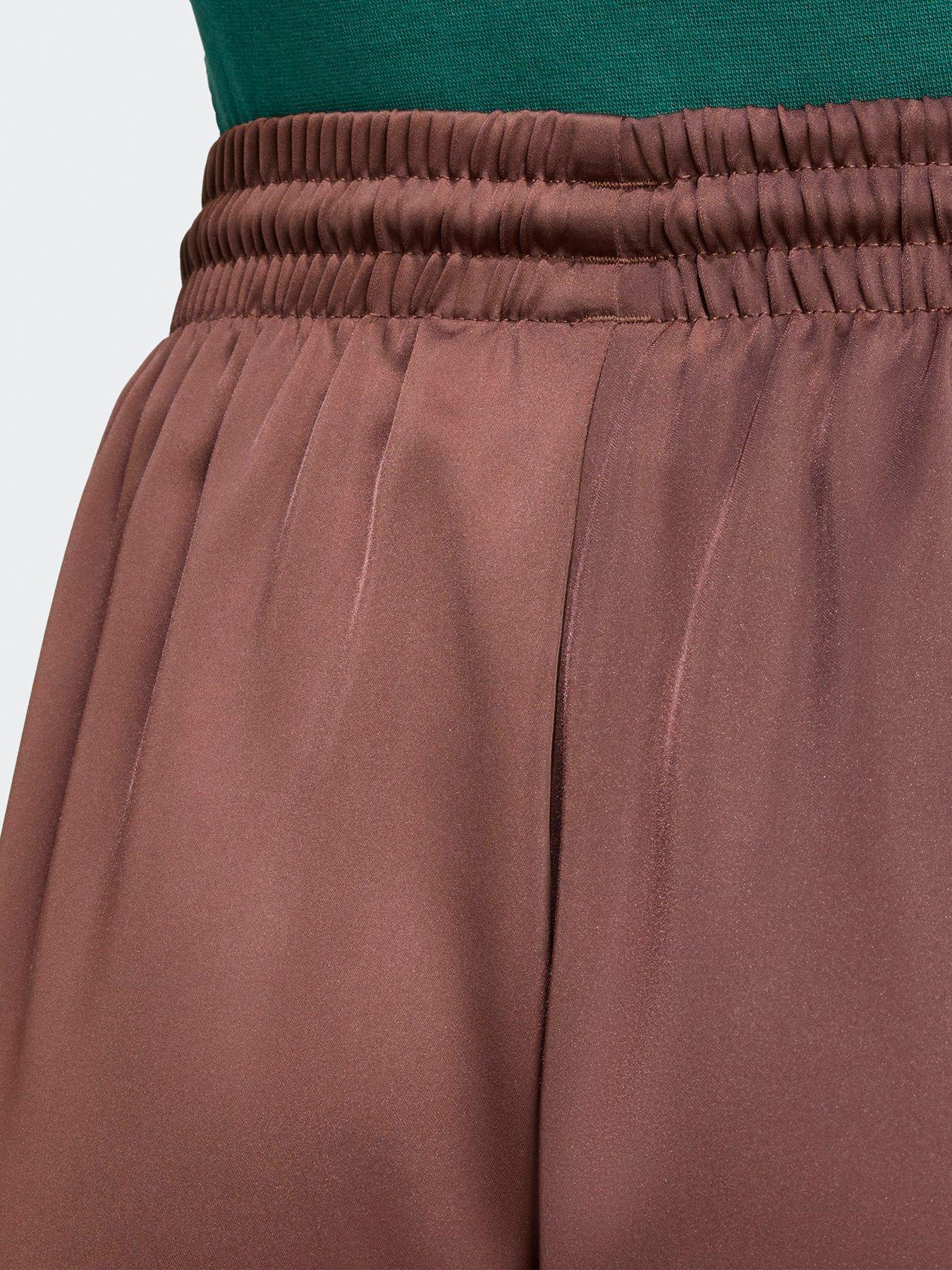 Image 5 of 5 of adidas Originals Women's Adicolor Track Pant Satin Wide Leg - Brown