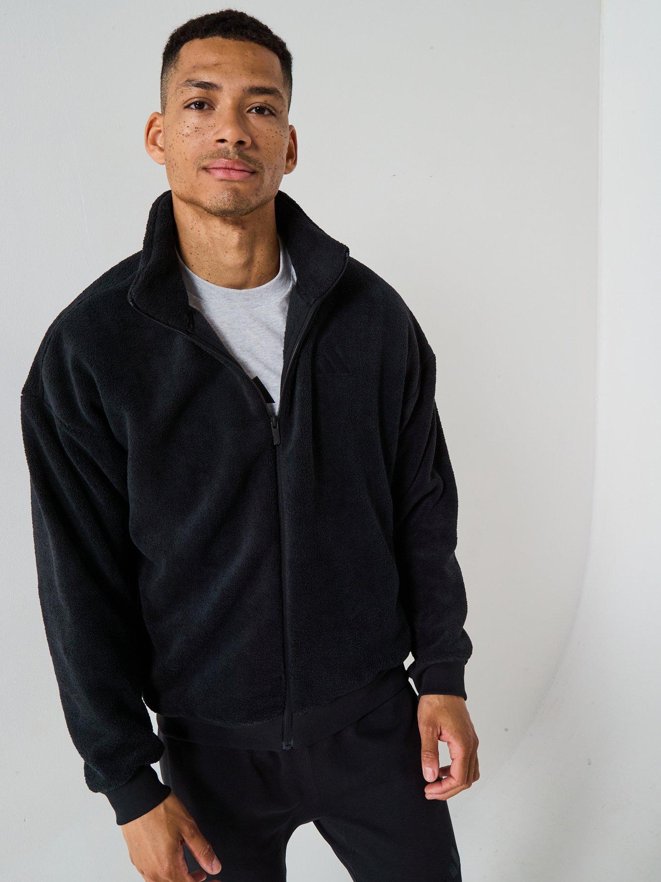 Adidas Sportswear Men'S Future Icons Small Logo Fleece Tracksuit & Top - Black