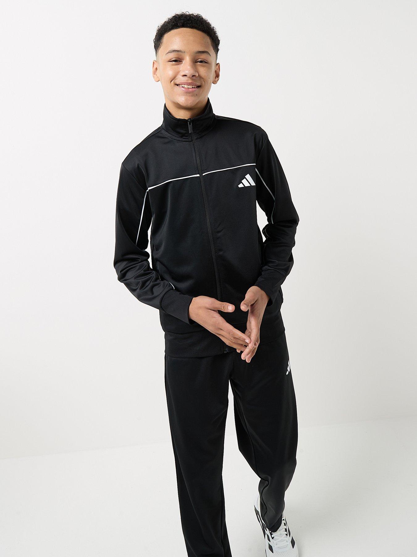 adidas Sportswear Junior Unisex Tricot Tracksuit-black