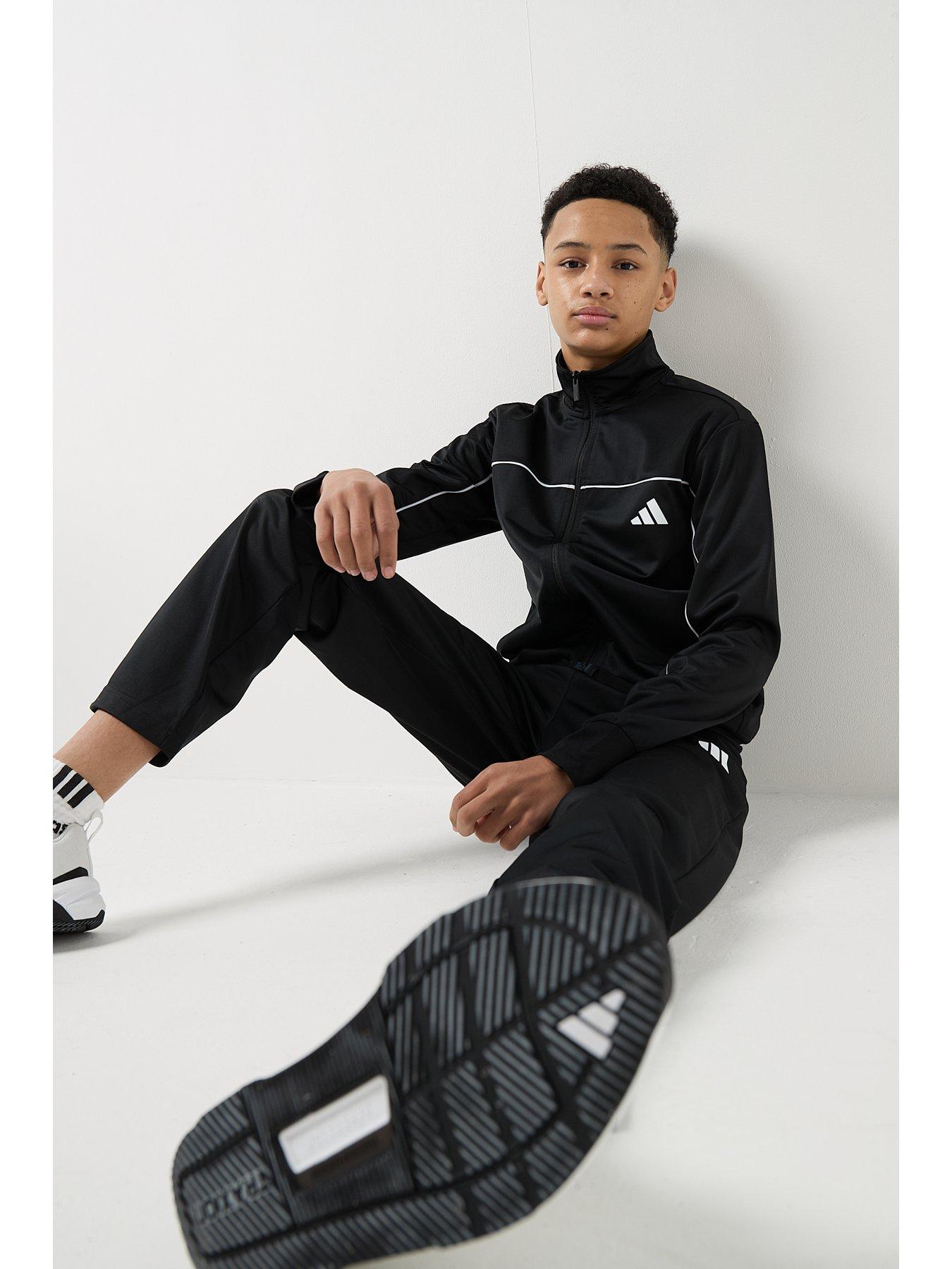 Image 3 of 6 of adidas Sportswear Junior Unisex Tricot Tracksuit-black