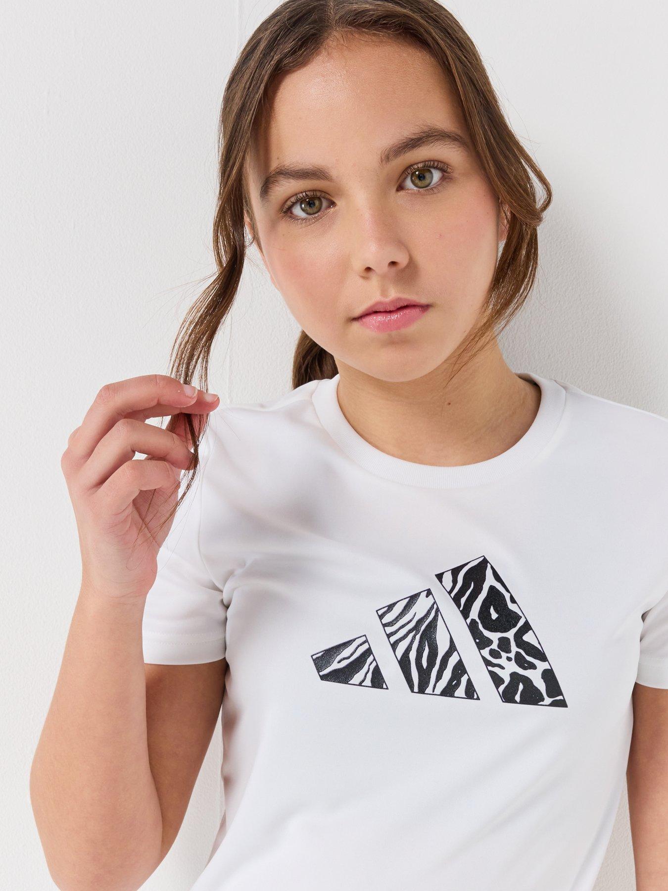 adidas Sportswear Junior Girls Animal Climacool Graphic T-Shirt