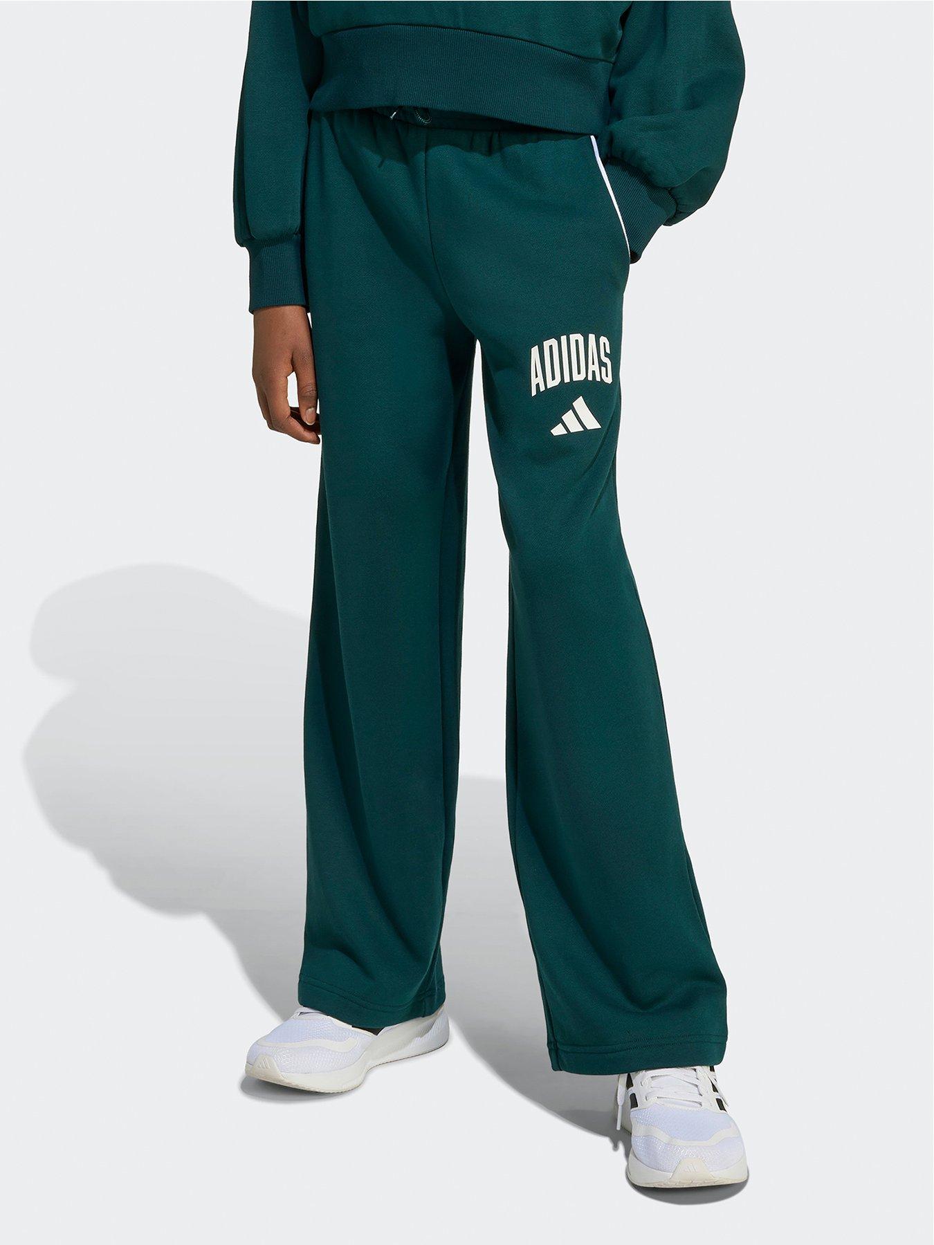 undefined Junior Girls Wide Leg Sweat Pants - Green