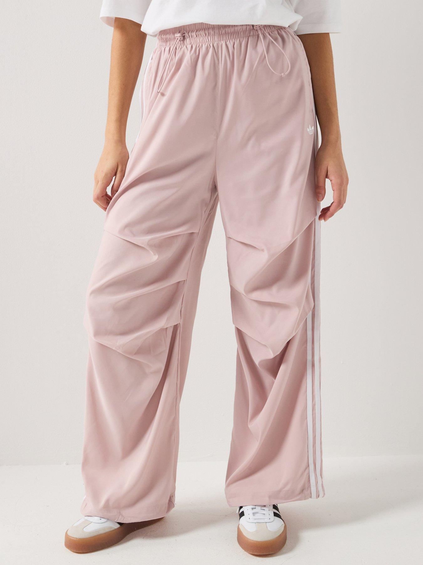 adidas Originals Womens Teamgeist Ruffle Tracksuit Pant - Pink