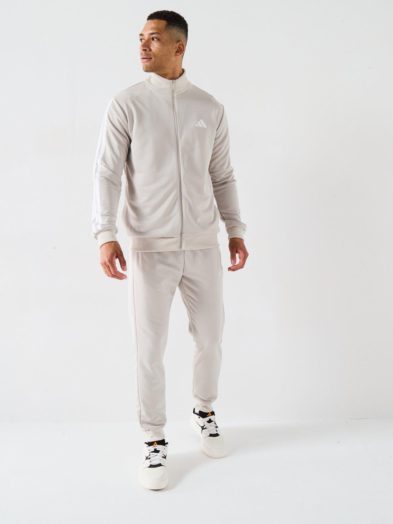 undefined Men's Sportswear 3-stripes French Terry Tracksuit - Grey