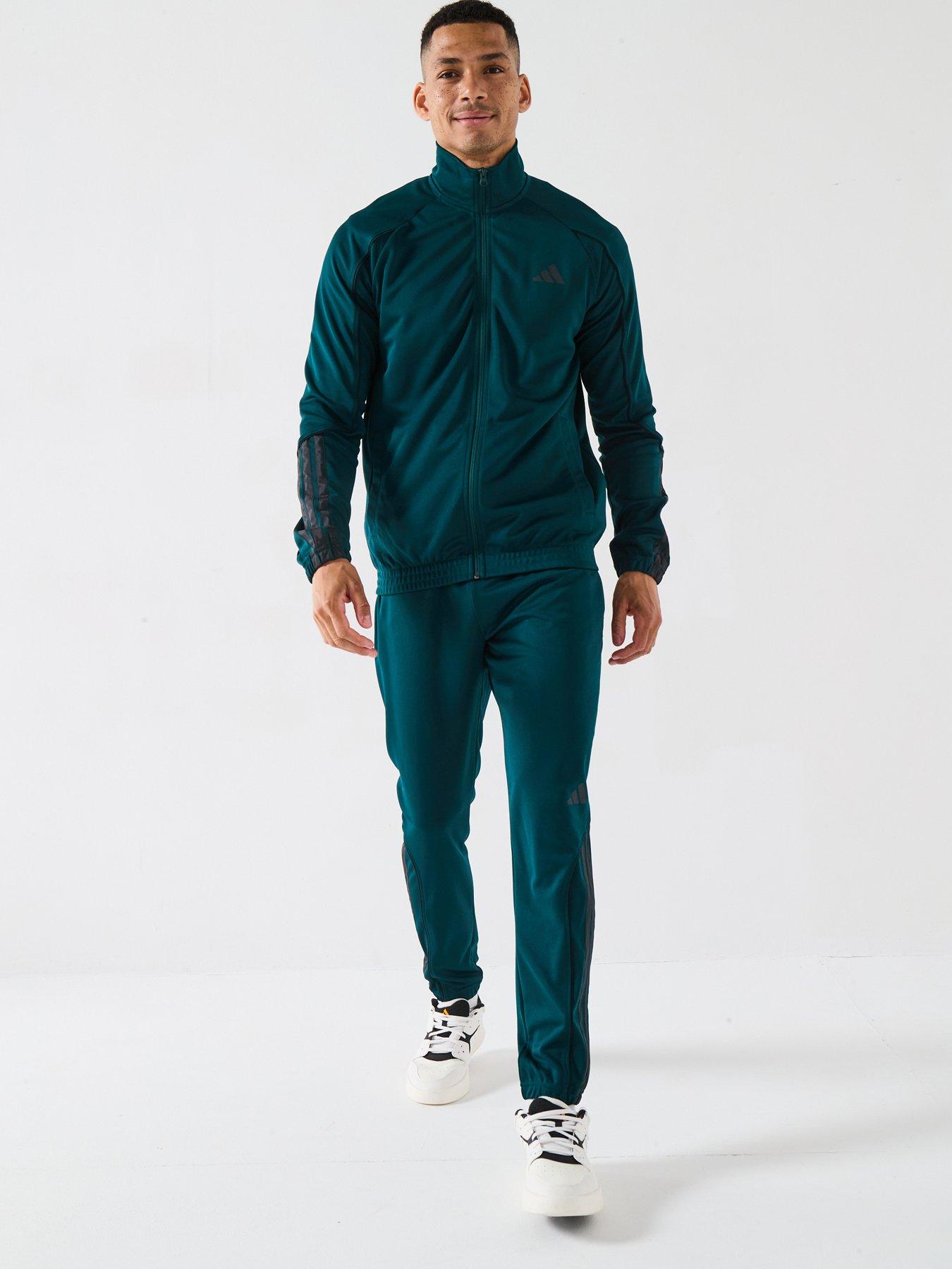 adidas Sportswear Men's 3 Stripes Tracksuit - Green