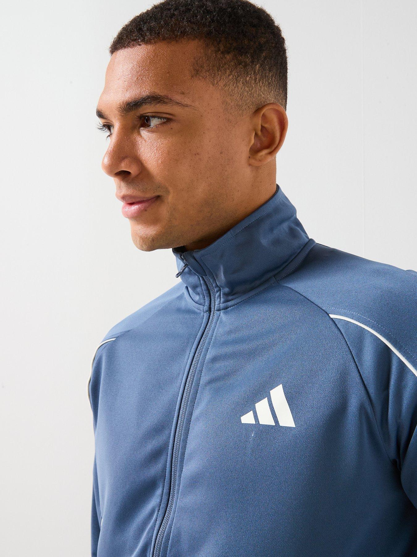 Image 6 of 6 of adidas Sportswear Men's 3 Stripes Tracksuit - Blue