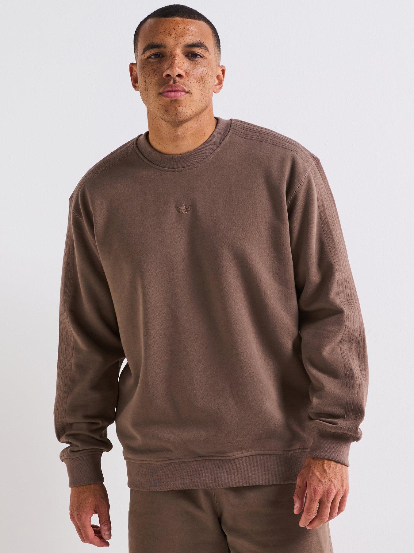 Image 1 of 6 of adidas Originals Men's Premium Essentials Crew - Brown