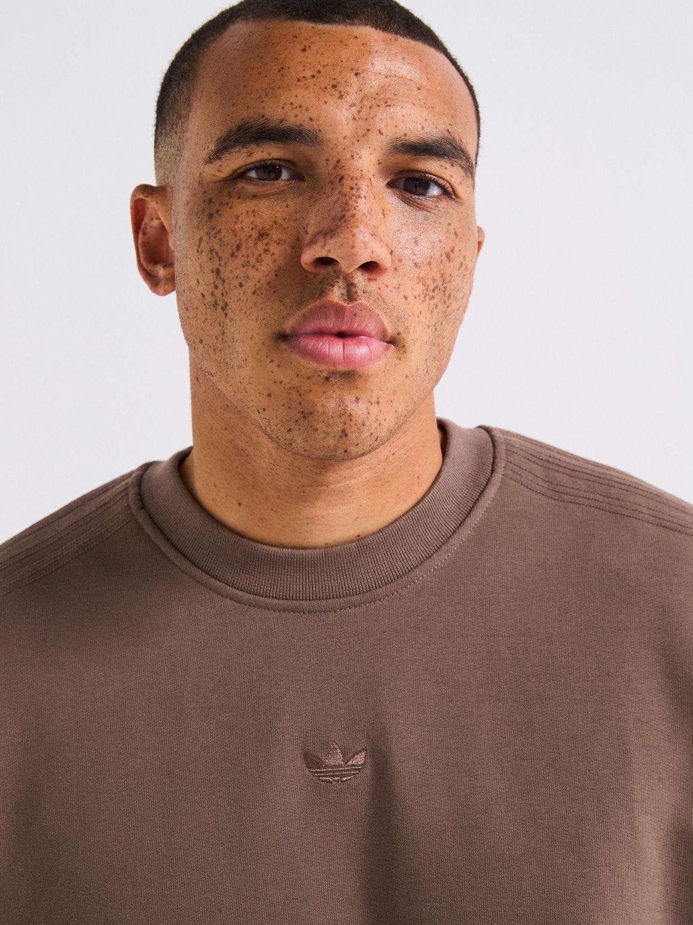 Image 4 of 6 of adidas Originals Men's Premium Essentials Crew - Brown