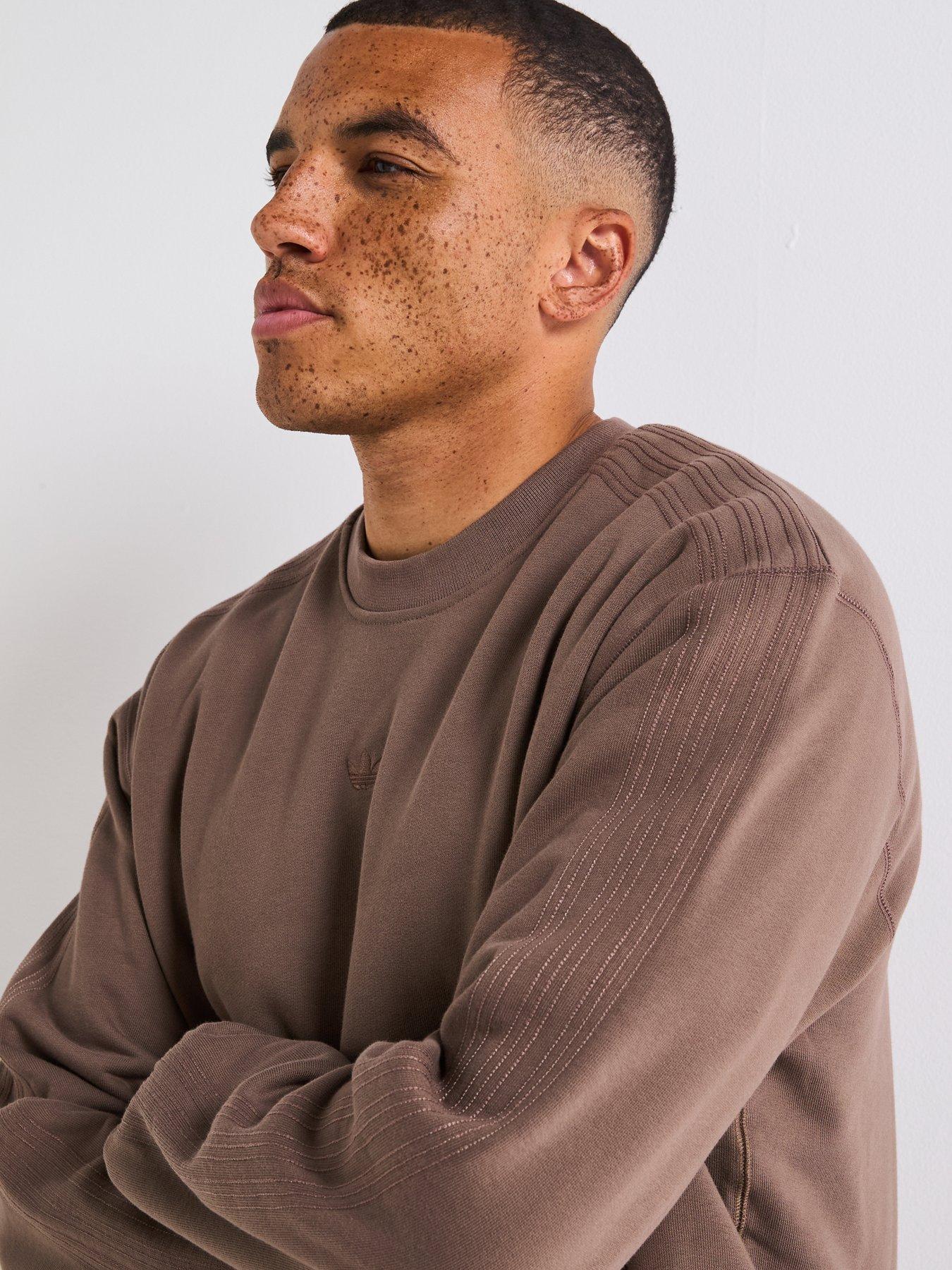 Image 6 of 6 of adidas Originals Men's Premium Essentials Crew - Brown