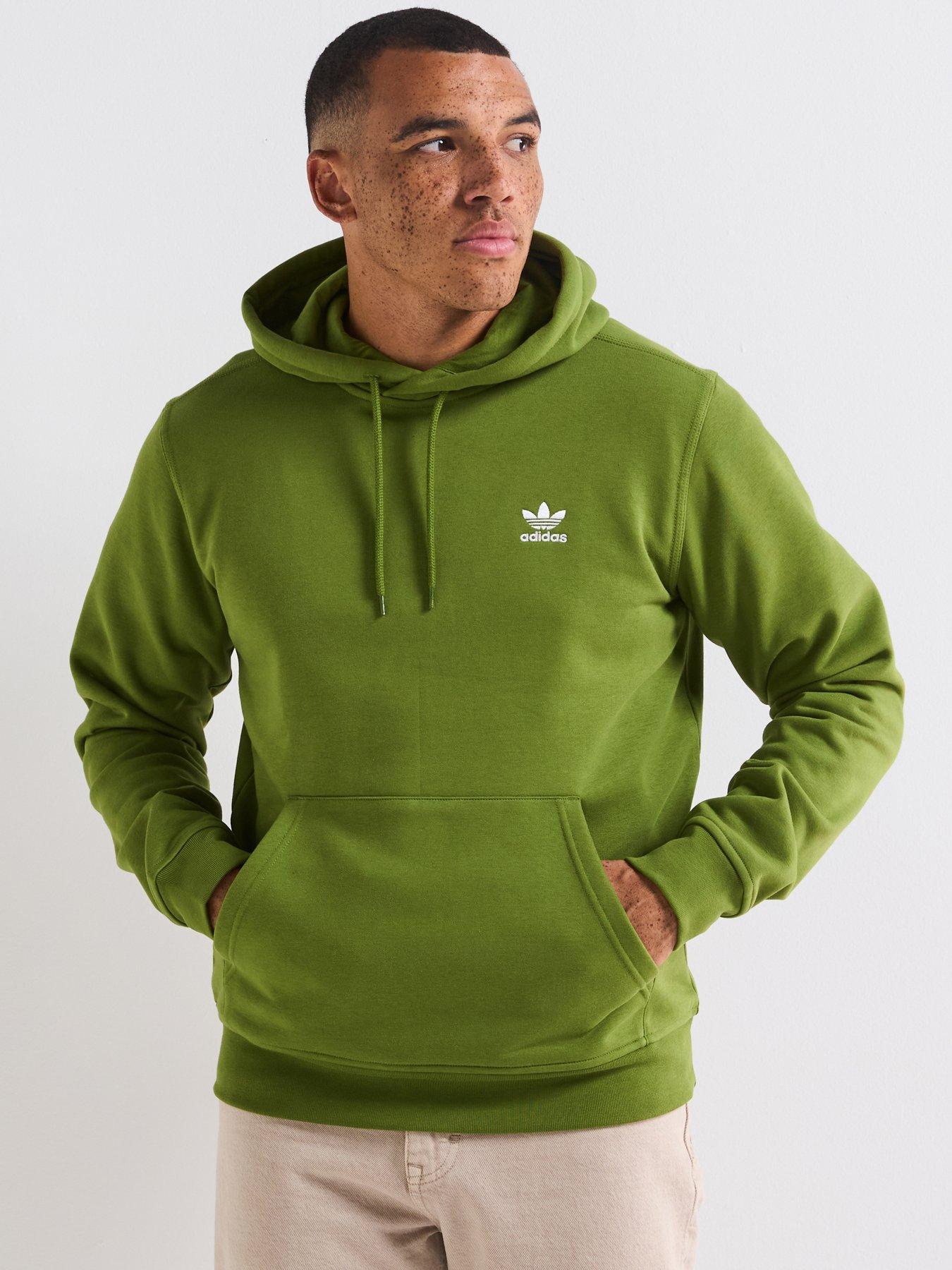 adidas Originals: Men's Trefoil Essentials Hoodie - Green