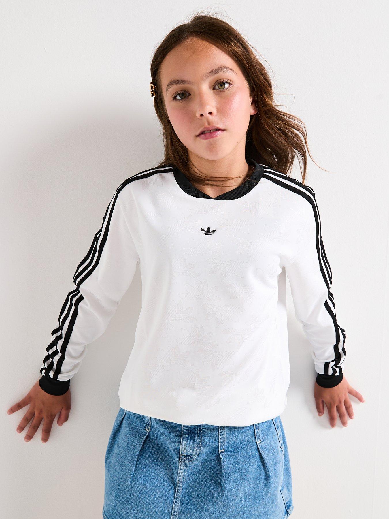 adidas Originals Junior Unisex Longsleeve T-shirt - White