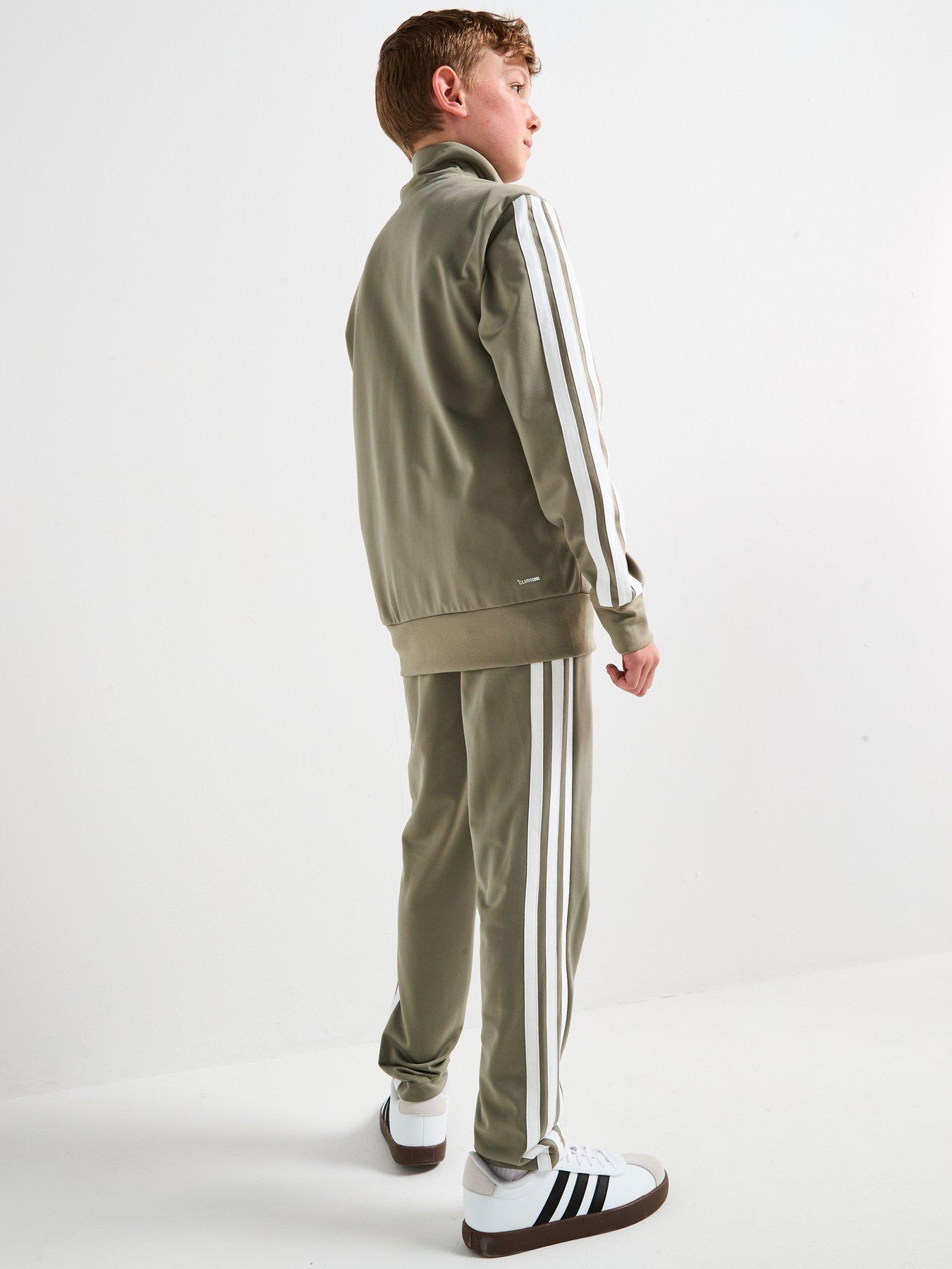 Image 2 of 6 of adidas Sportswear Junior Unisex Essentials Climacool Tracksuit -green