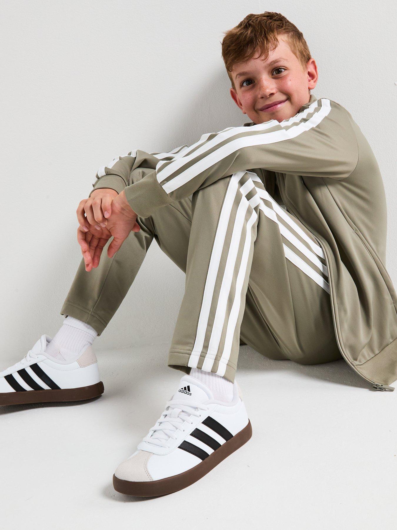 Image 6 of 6 of adidas Sportswear Junior Unisex Essentials Climacool Tracksuit -green