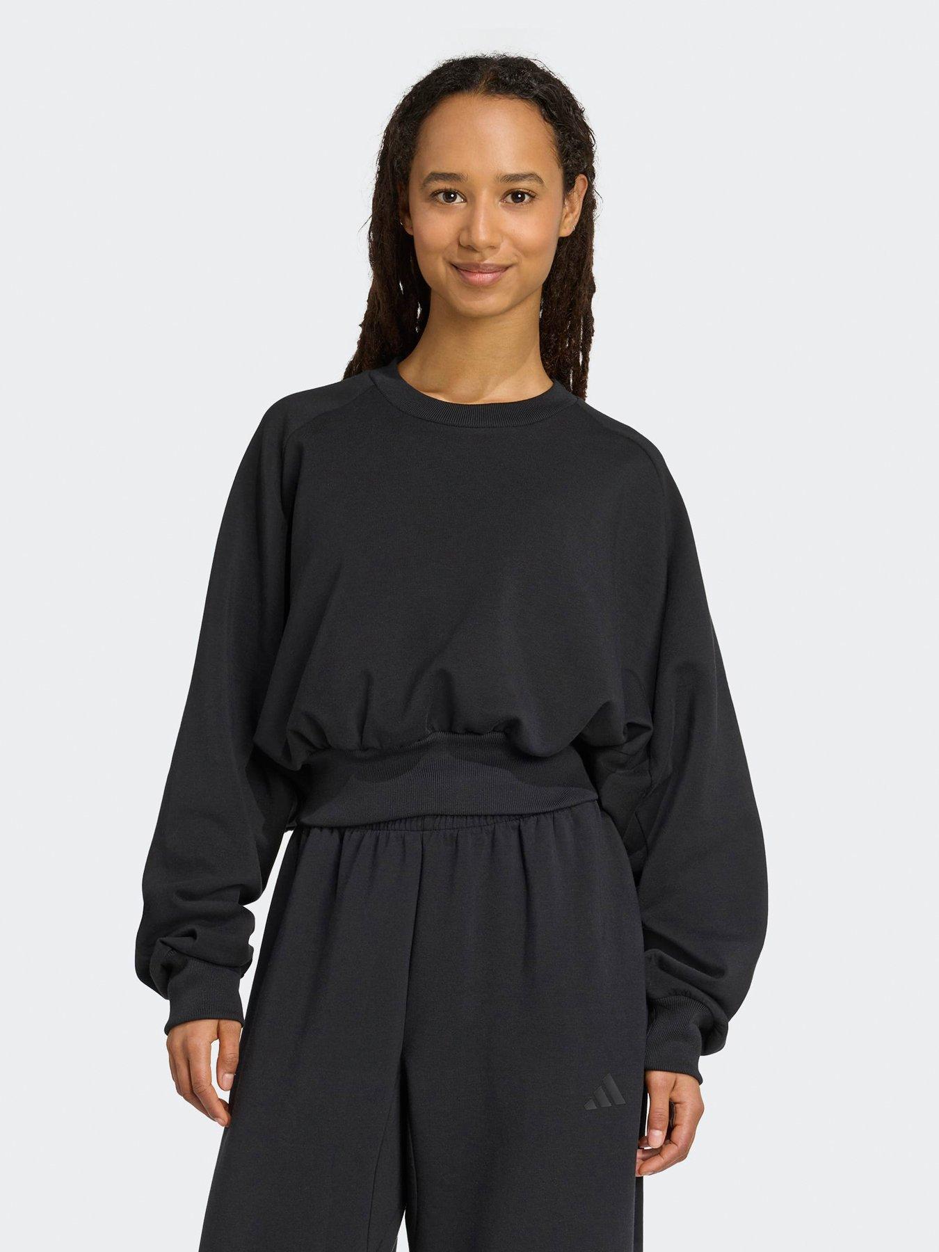 undefined Women's All Szn Soft Lux Loose Sweatshirt - Black
