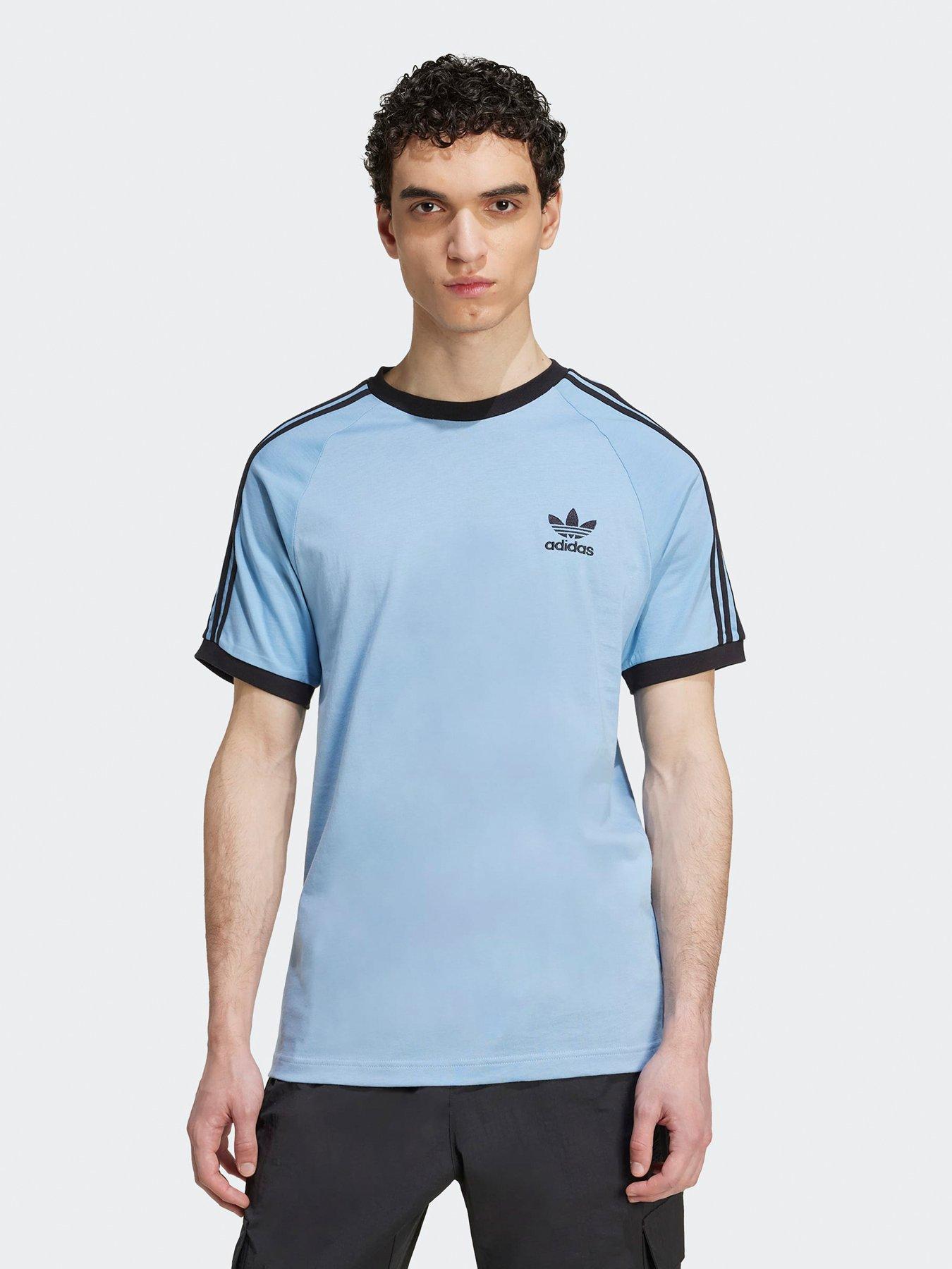 undefined Men's Adicolor Classics 3-Stripes T-Shirt - Blue