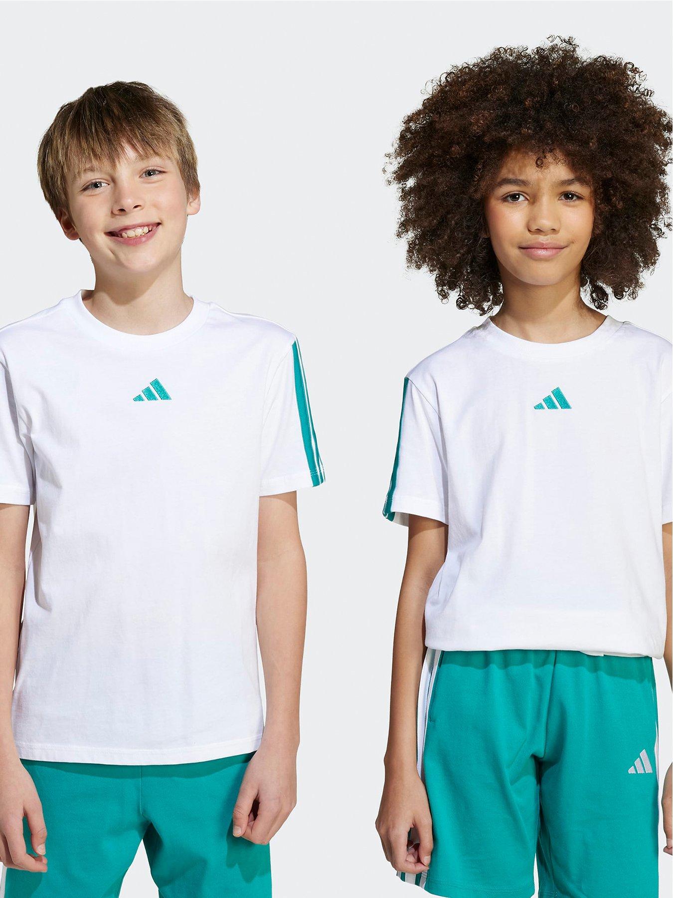 undefined Junior Unisex Essentials T-shirt -white