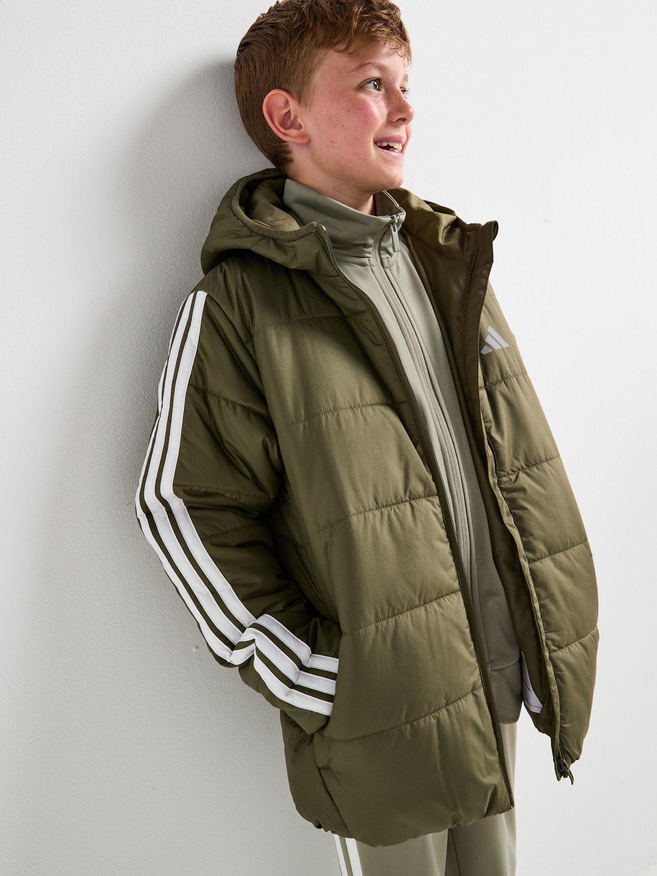 Adidas Sportswear Junior Unisex Synthetic Down Jacket - Green