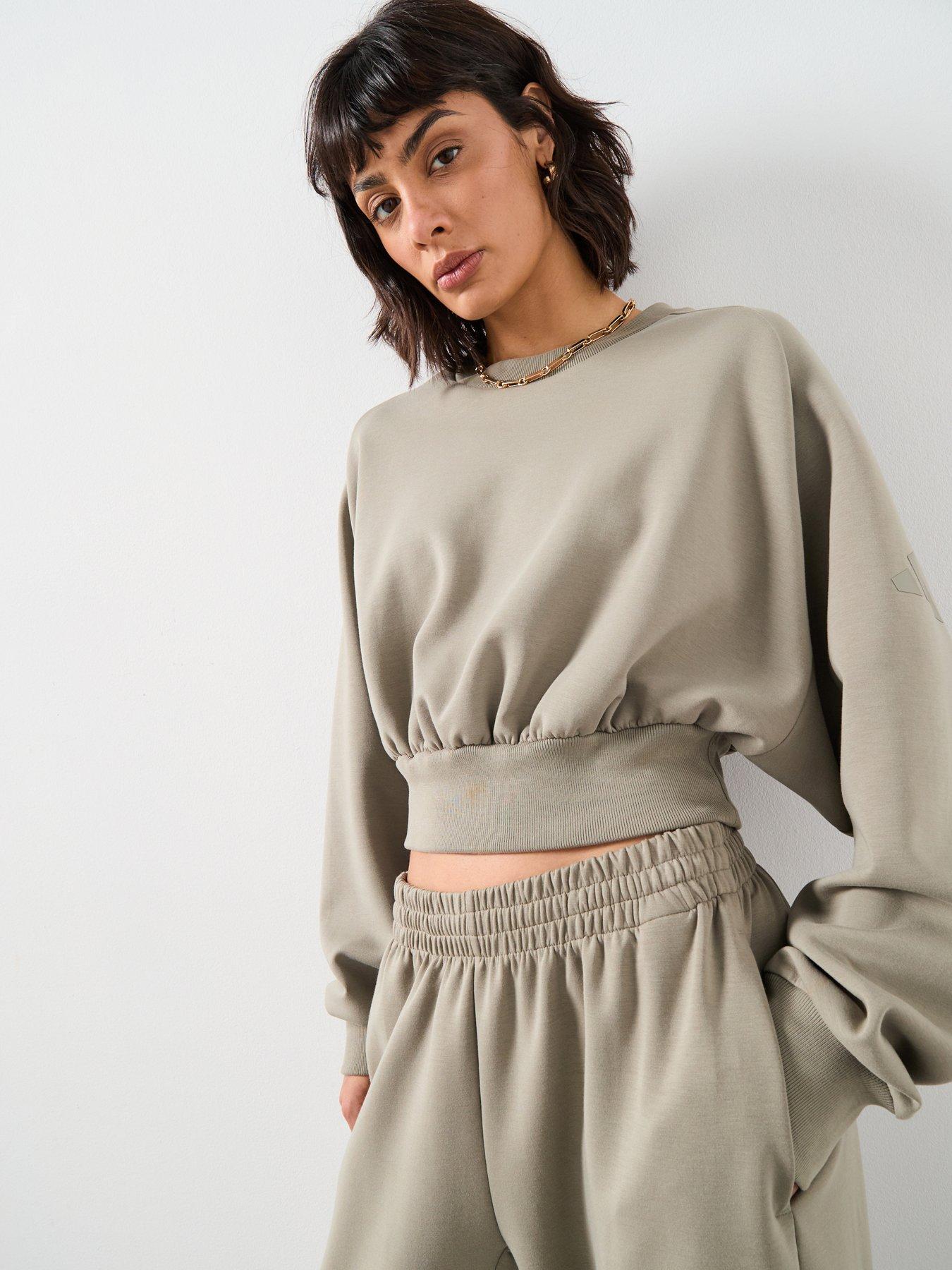 Adidas Sportswear Women'S All Szn Soft Lux Loose Sweatshirt - Green
