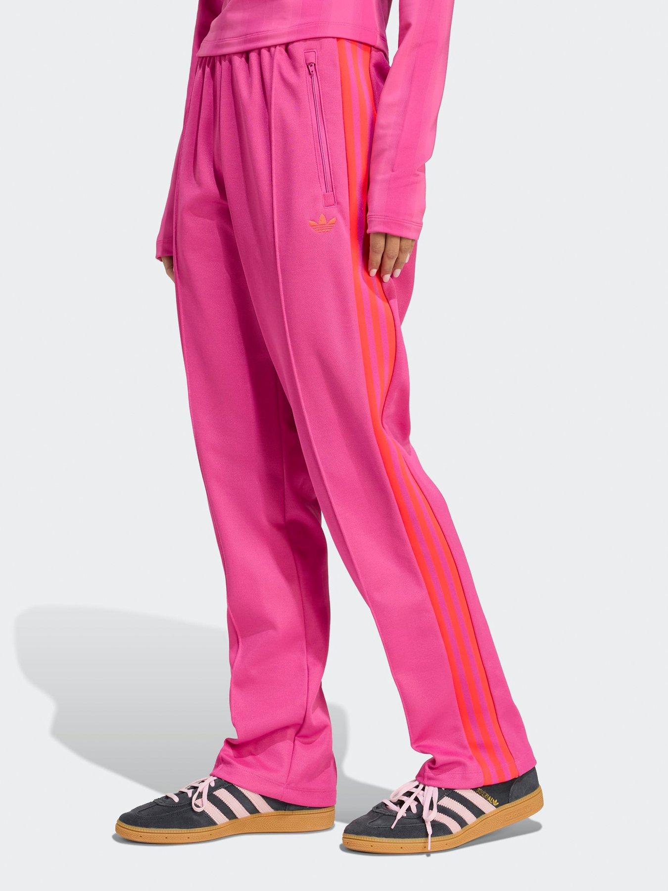 undefined Women's Graphic Crest Tracksuit Pants - Pink