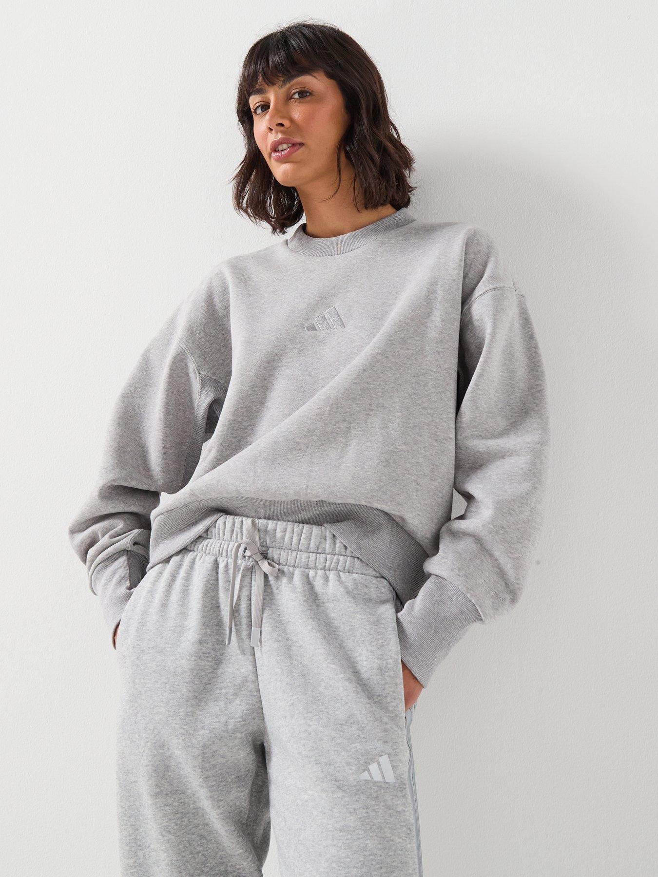 adidas Sportswear Women's All Szn Fleece Loose Sweatshirt - Grey