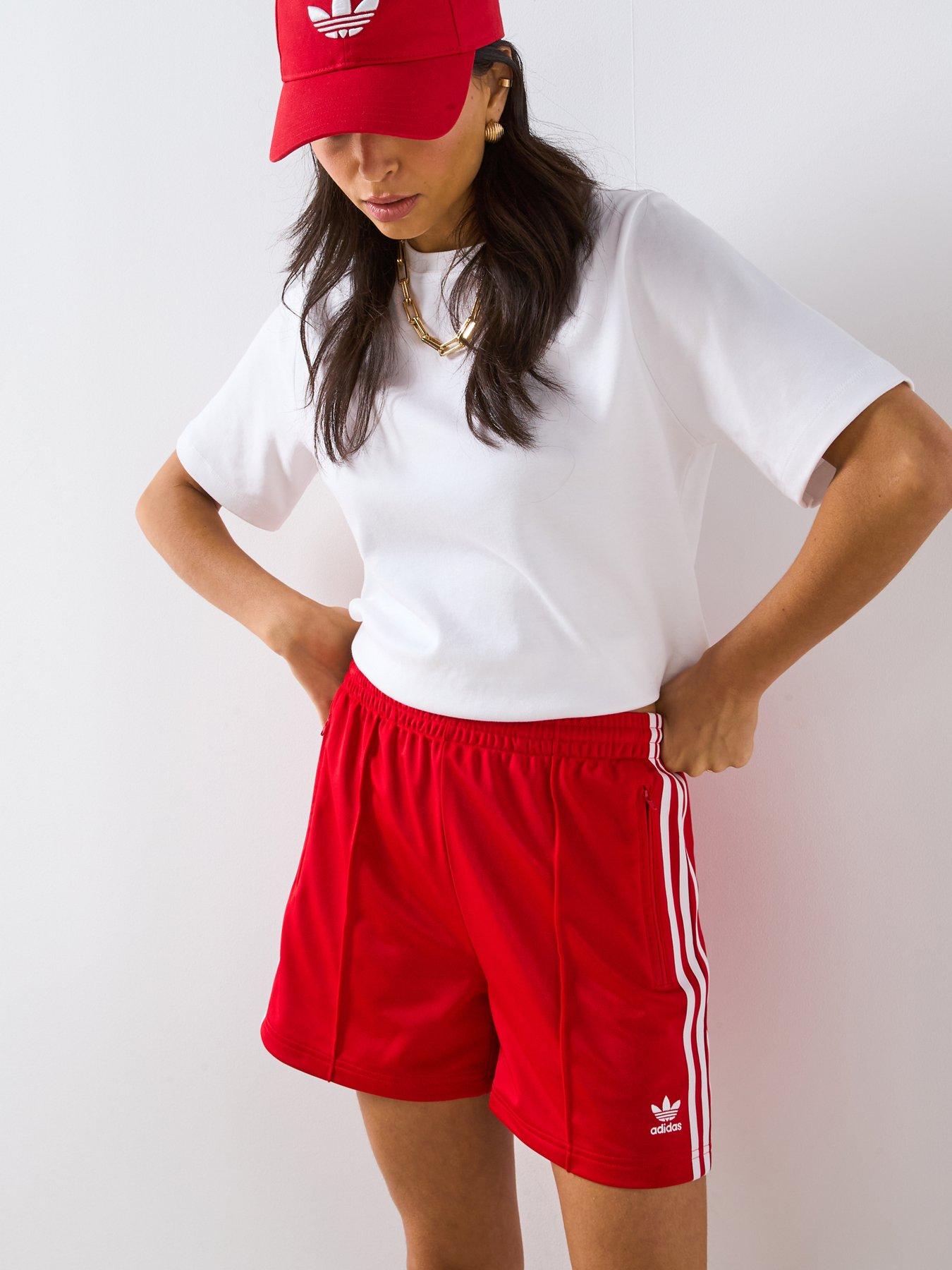 adidas Originals Women's Firebird Shorts - Red | Very