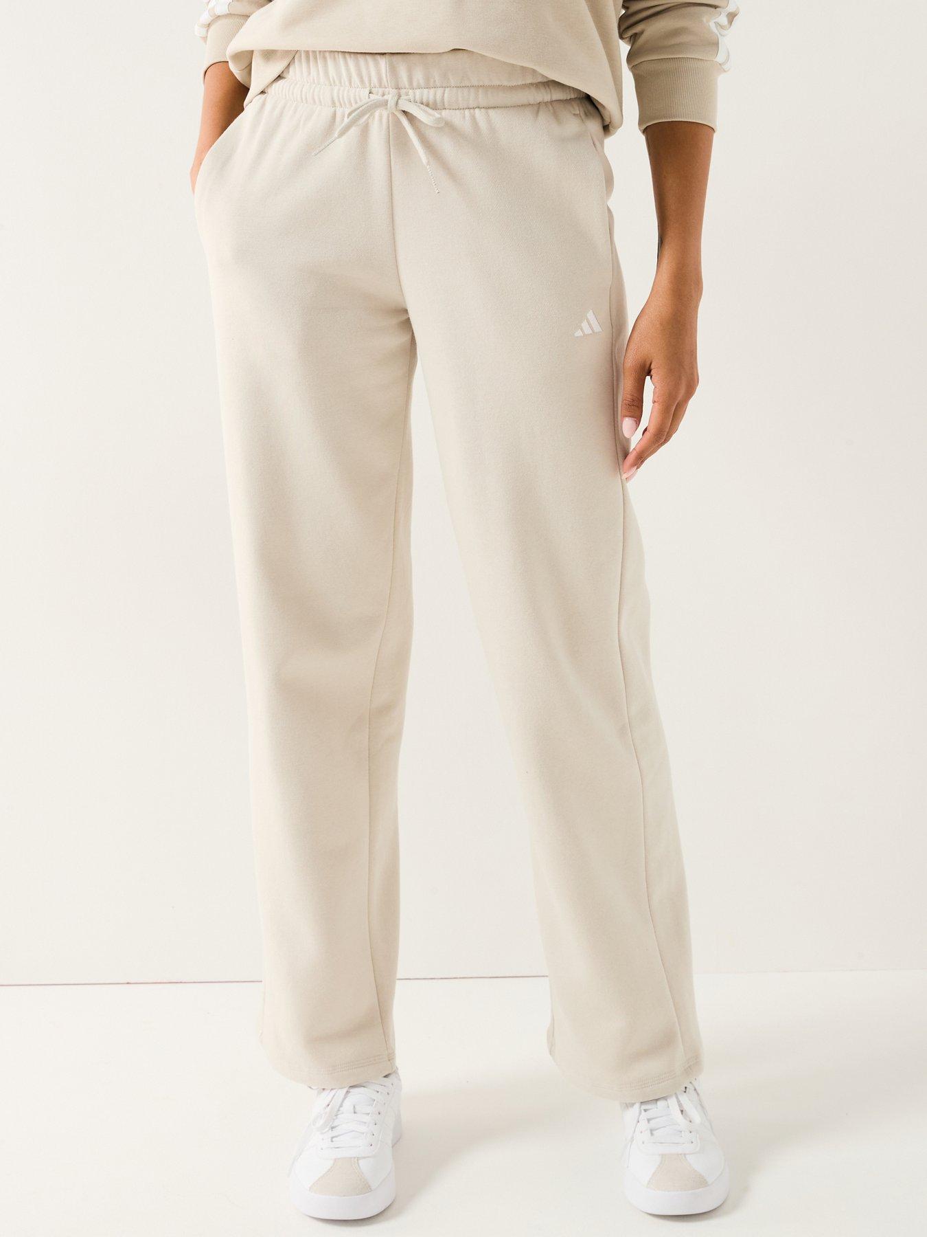 adidas Sportswear Women's Essentials Small Logo Feel Cozy Joggers, Wonder Alumina, Size 2Xl, Women