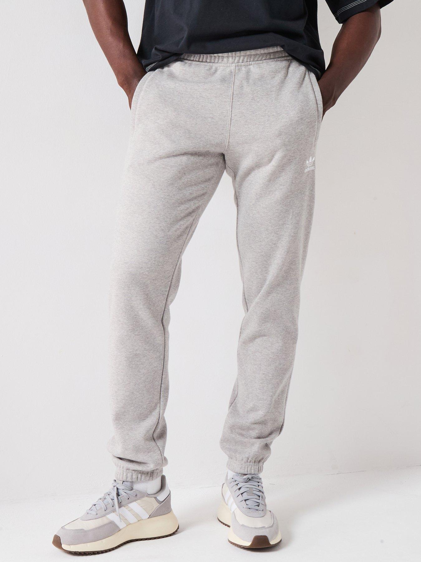 adidas Originals Men's Trefoil Essentials Pants Grey Very