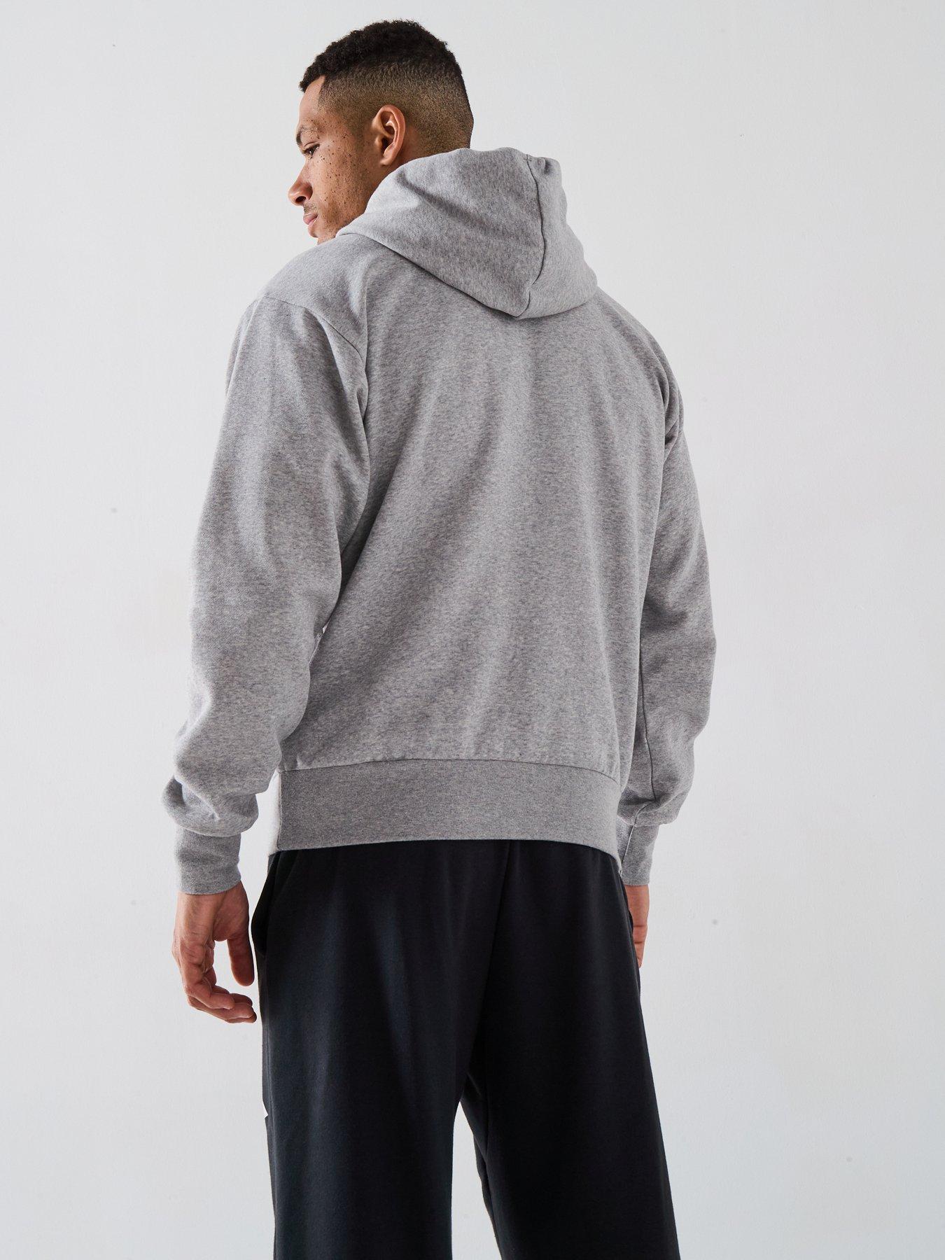 Image 2 of 6 of adidas Sportswear Men's Essentials Feel Cozy Fleece Hoodie - Grey