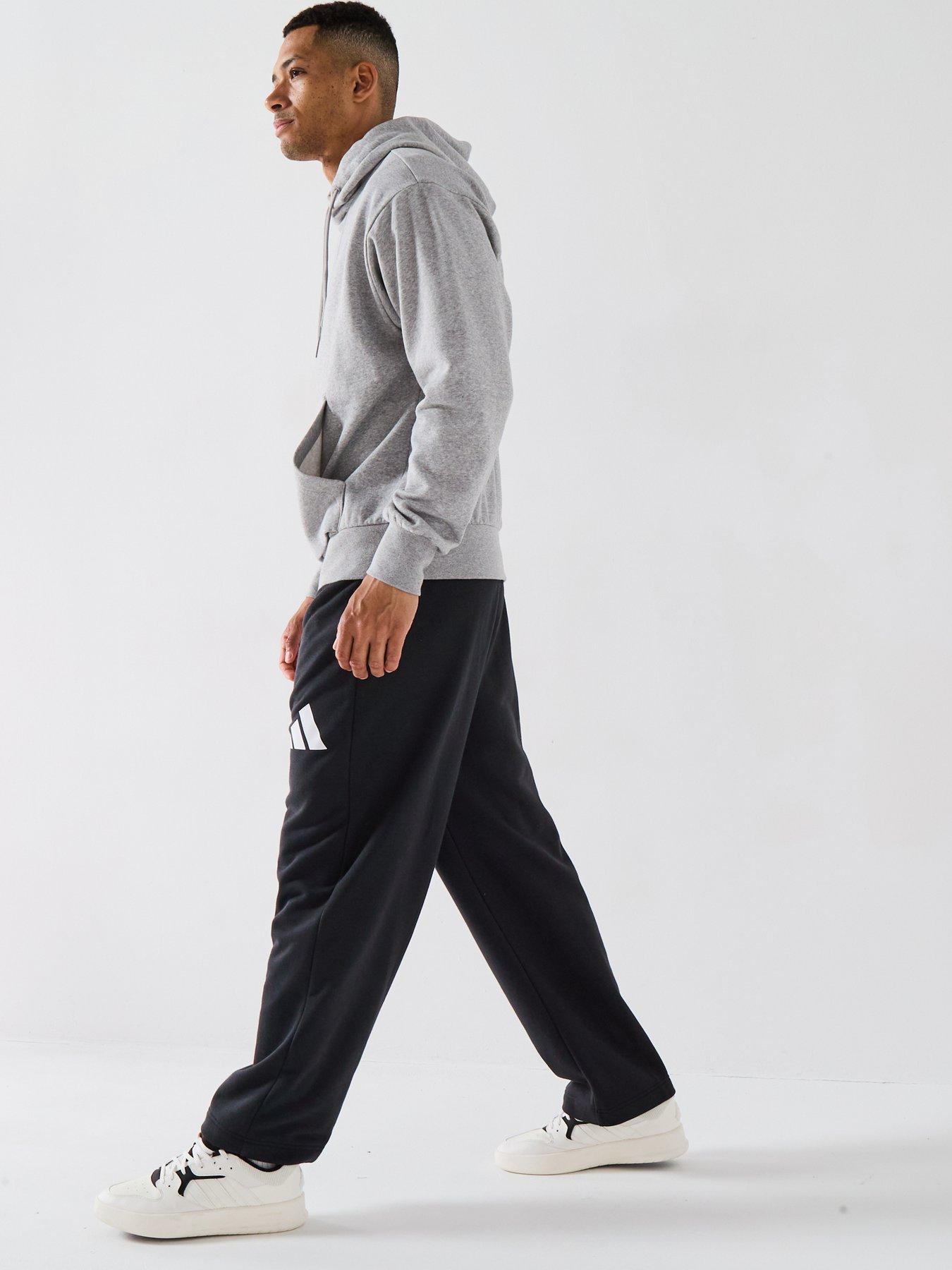 Image 5 of 6 of adidas Sportswear Men's Essentials Feel Cozy Fleece Hoodie - Grey