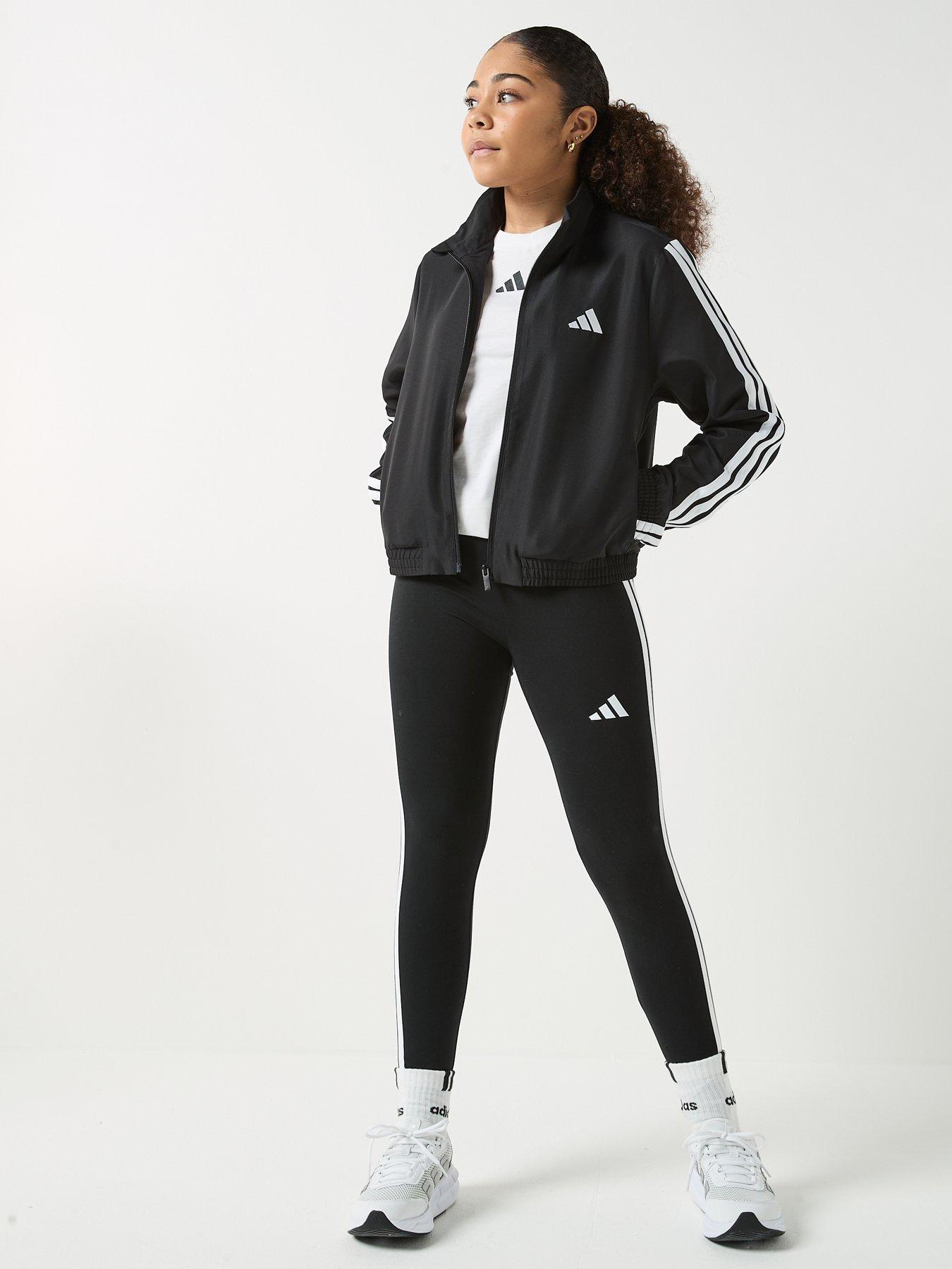 Image 3 of 6 of adidas Sportswear Junior Girls Essentials Climacool Jacket -black