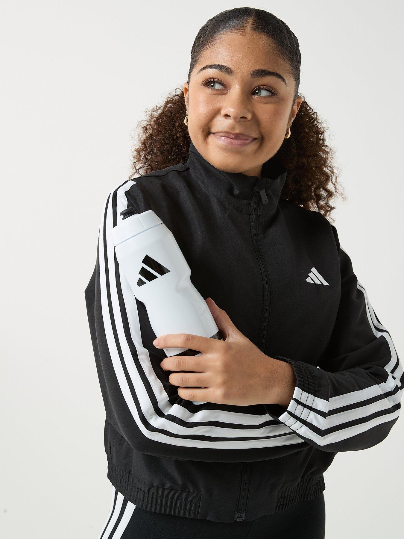 Image 4 of 6 of adidas Sportswear Junior Girls Essentials Climacool Jacket -black