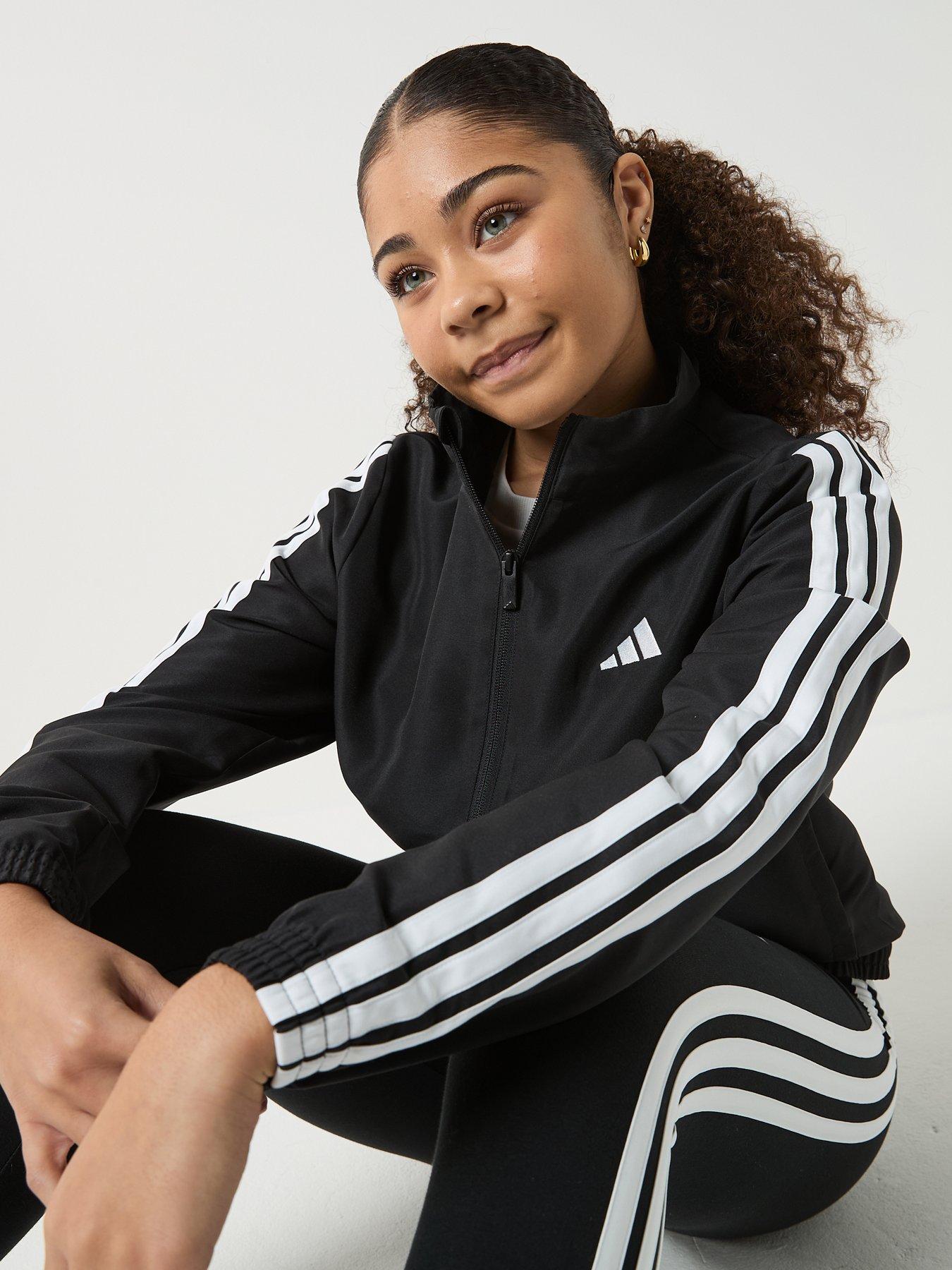 Image 6 of 6 of adidas Sportswear Junior Girls Essentials Climacool Jacket -black