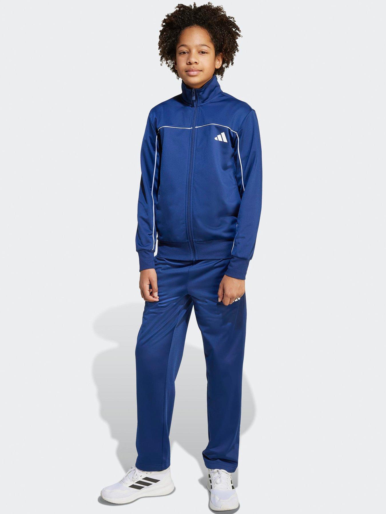 adidas Sportswear Junior Boys Tricot Tracksuit-blue